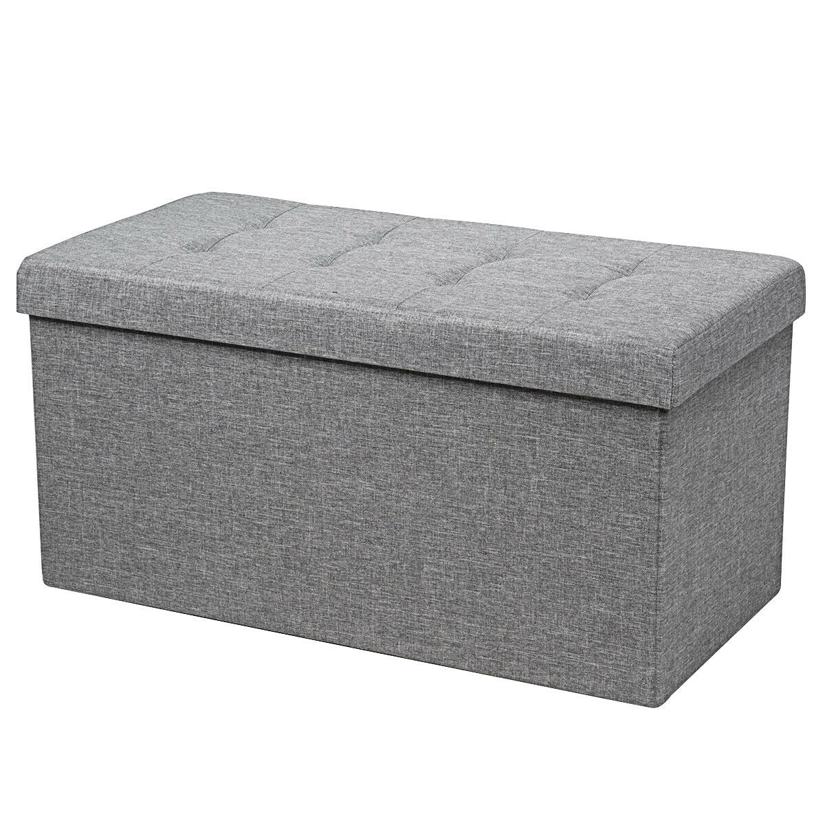 31.5 Inch Fabric Foldable Storage with Removable Storage Bin, Light Gray Shoe Racks & Storage Benches at Gallery Canada