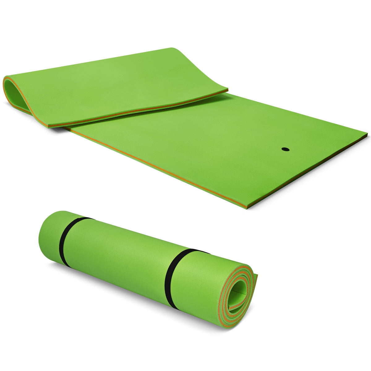 12’ x 6’ 3 Layer Floating Water Pad, Green Swimming at Gallery Canada