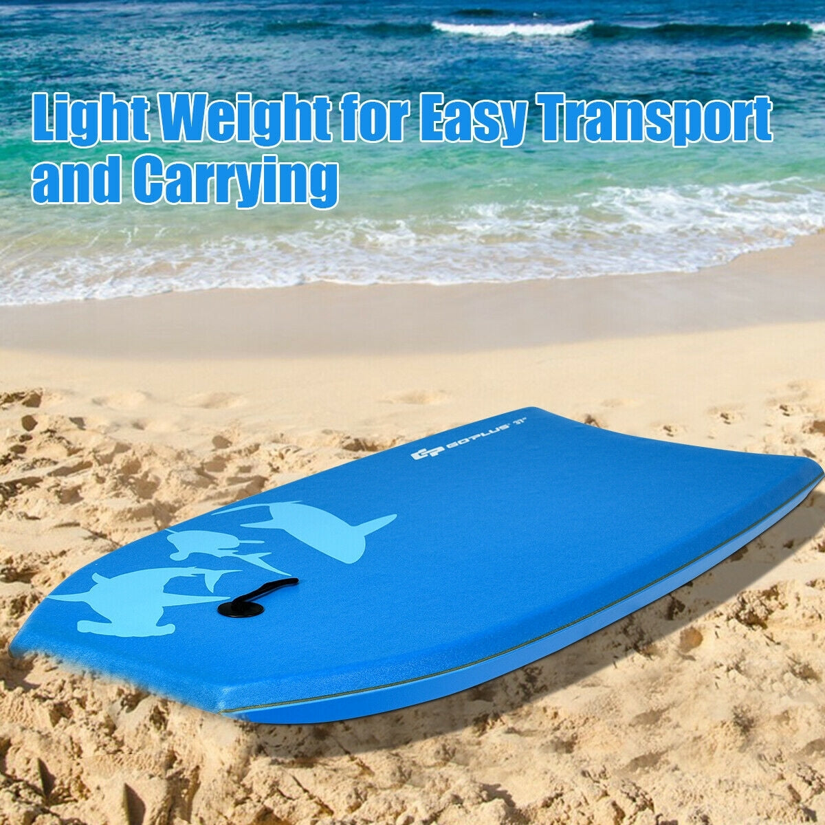 Lightweight Super Bodyboard Surfing with EPS Core Boarding-M, Blue Surfing at Gallery Canada