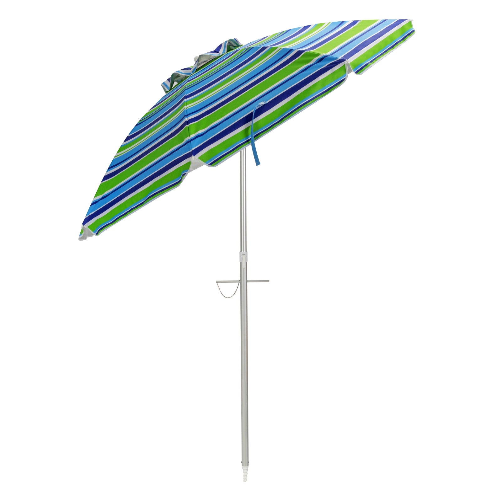 6.5 Feet Beach Umbrella with Sun Shade and Carry Bag without Weight Base, Green Outdoor Umbrellas at Gallery Canada
