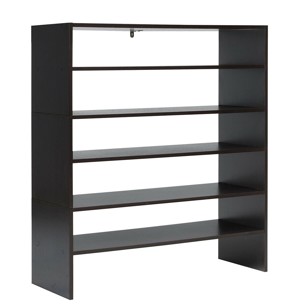 3 Pieces 31-Inch Stackable Multi-Shape Shoe Rack, Brown Shoe Racks & Storage Benches at Gallery Canada