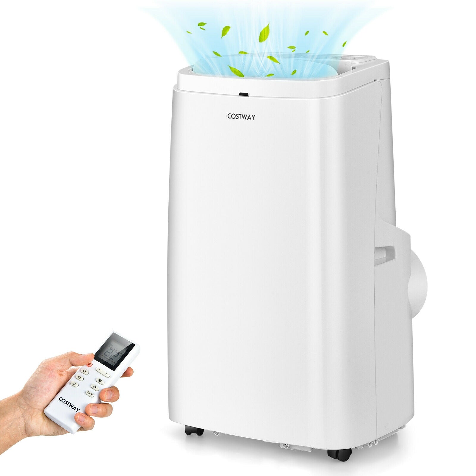 White 9000BTU 3-in-1 Portable Air Conditioner with Remote, White Portable Air Conditioners at Gallery Canada