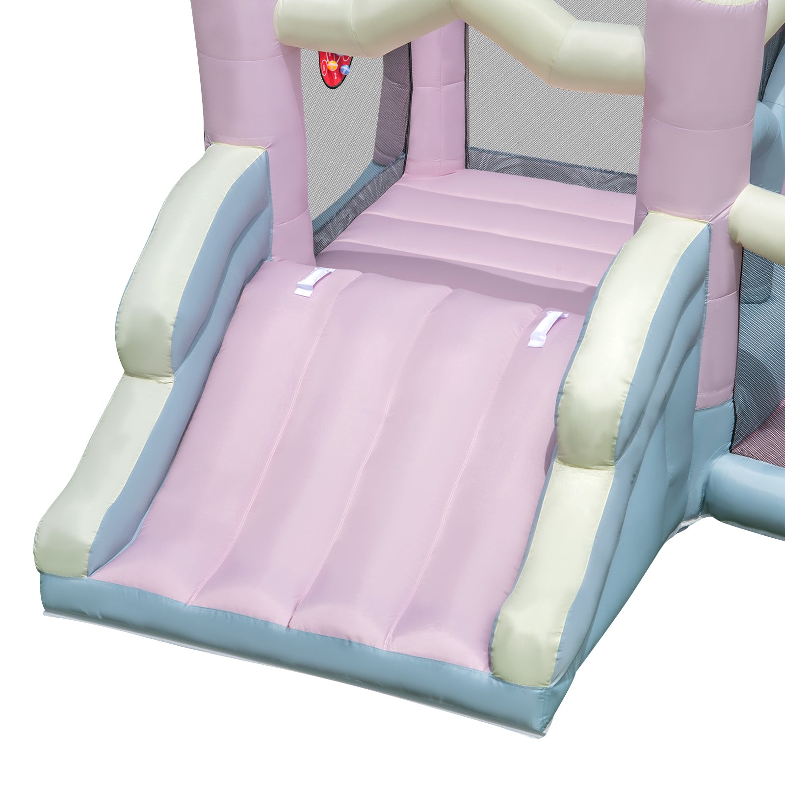 Kids Bounce House with Slide and 2 Boxing Columns for Party with 480W Blower, Multicolor Bounce House at Gallery Canada