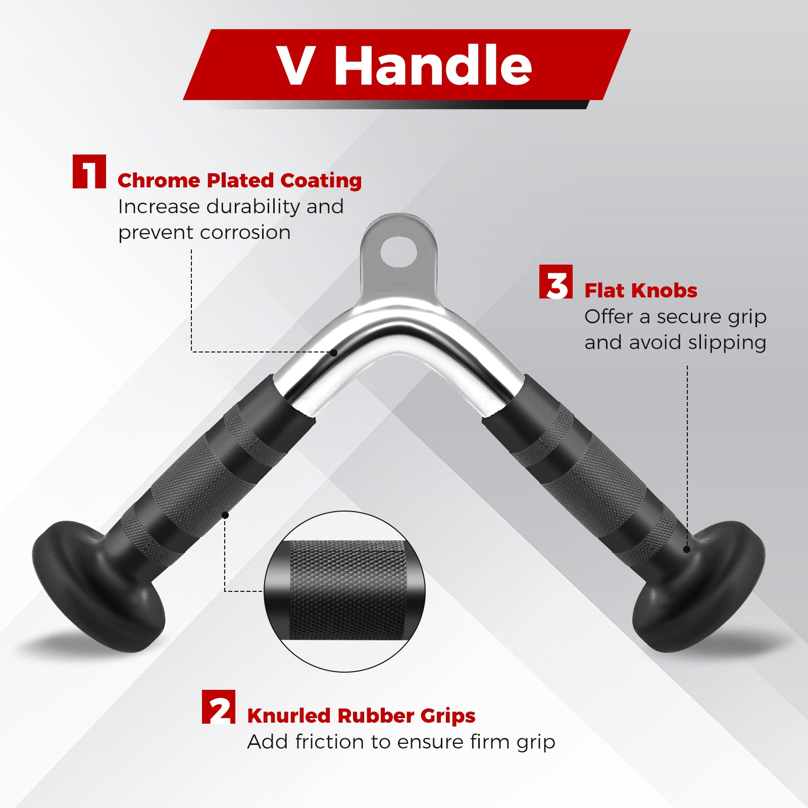 4-Piece Cable Machine Attachment Set for Home Gym Weights Accessories at Gallery Canada