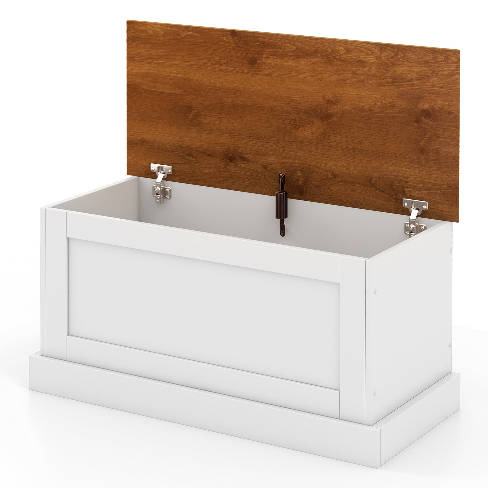 Large Storage Chest with Safety Metal Hinge, White Shoe Racks & Storage Benches at Gallery Canada