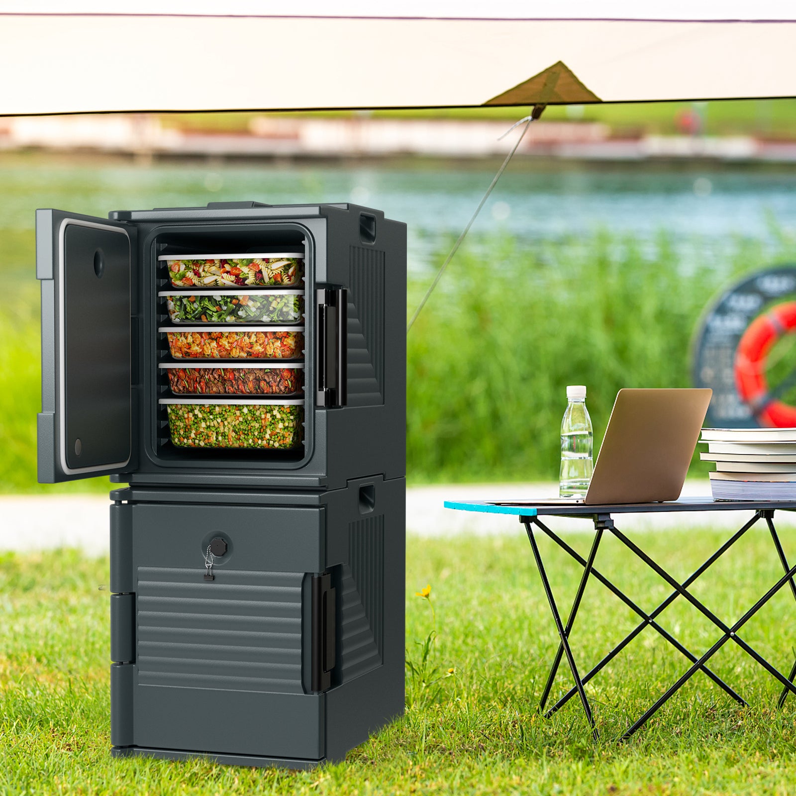 End Loading Insulated Food Pan Carrier Hot and Cold Kitchen Appliances at Gallery Canada