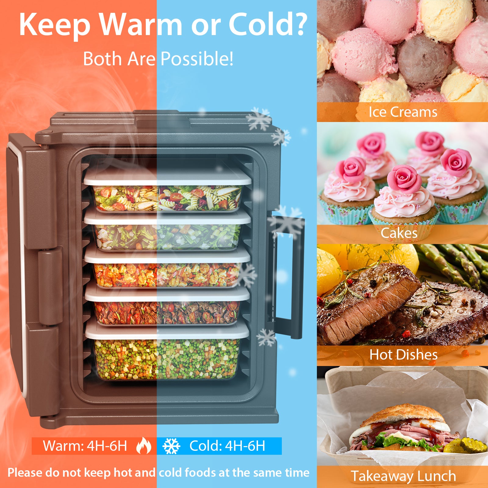 End Loading Insulated Food Pan Carrier Hot and Cold Kitchen Appliances at Gallery Canada