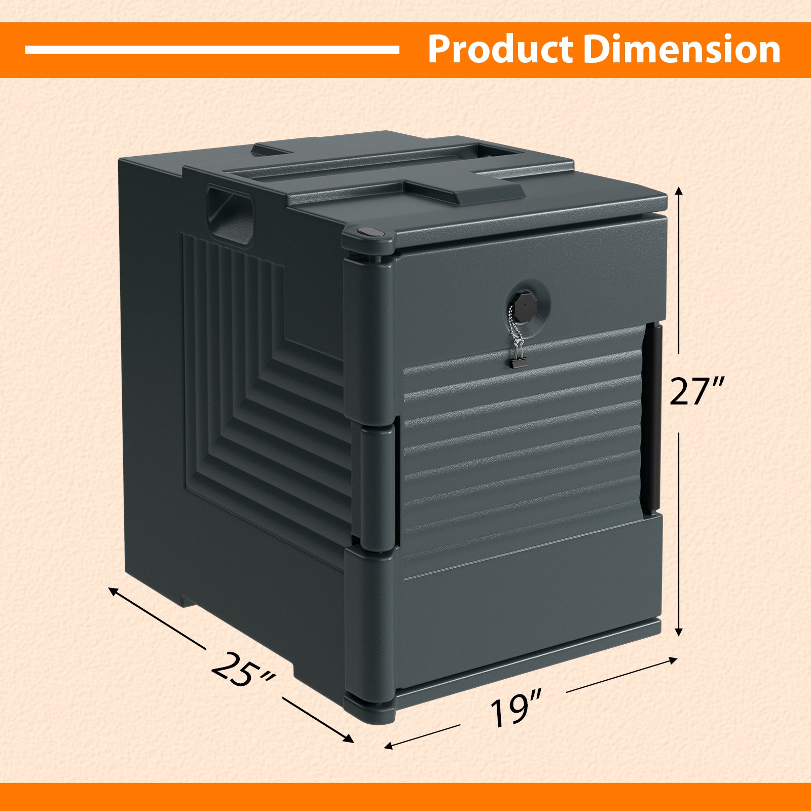 End Loading Insulated Food Pan Carrier Hot and Cold Kitchen Appliances at Gallery Canada