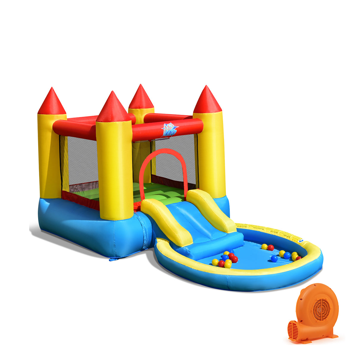Inflatable Kids Slide Bounce House with 550w Blower Bounce House at Gallery Canada