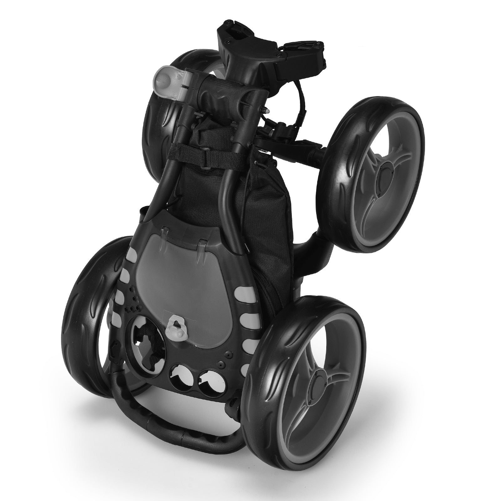 Lightweight Foldable Collapsible 4 Wheels Golf Push Cart, Gray Golf at Gallery Canada
