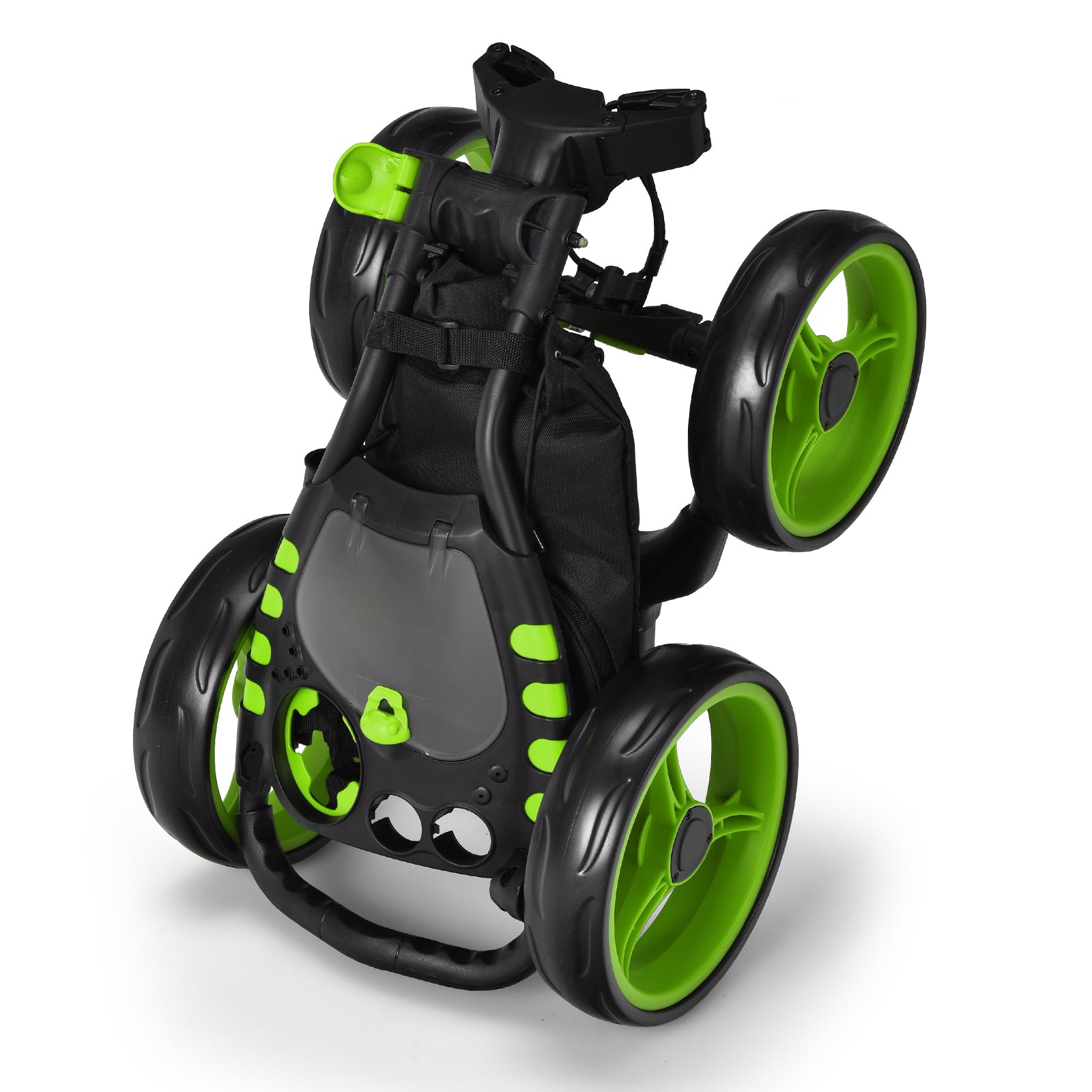 Lightweight Foldable Collapsible 4 Wheels Golf Push Cart, Green Golf at Gallery Canada