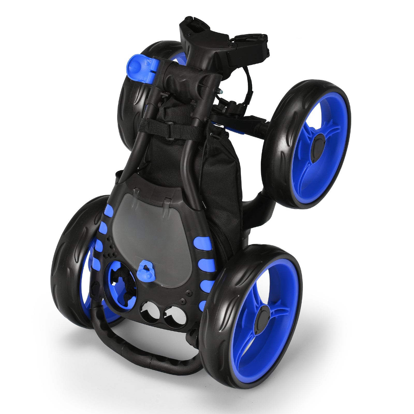 Lightweight Foldable Collapsible 4 Wheels Golf Push Cart, Blue Golf at Gallery Canada