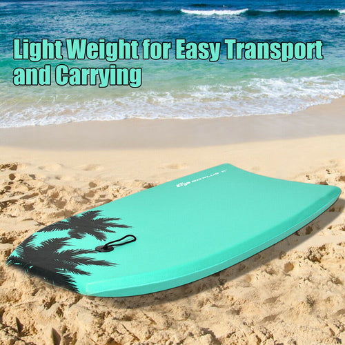33 Inch/37 Inch/41 Inch Lightweight Super Surfing Bodyboard, Turquoise