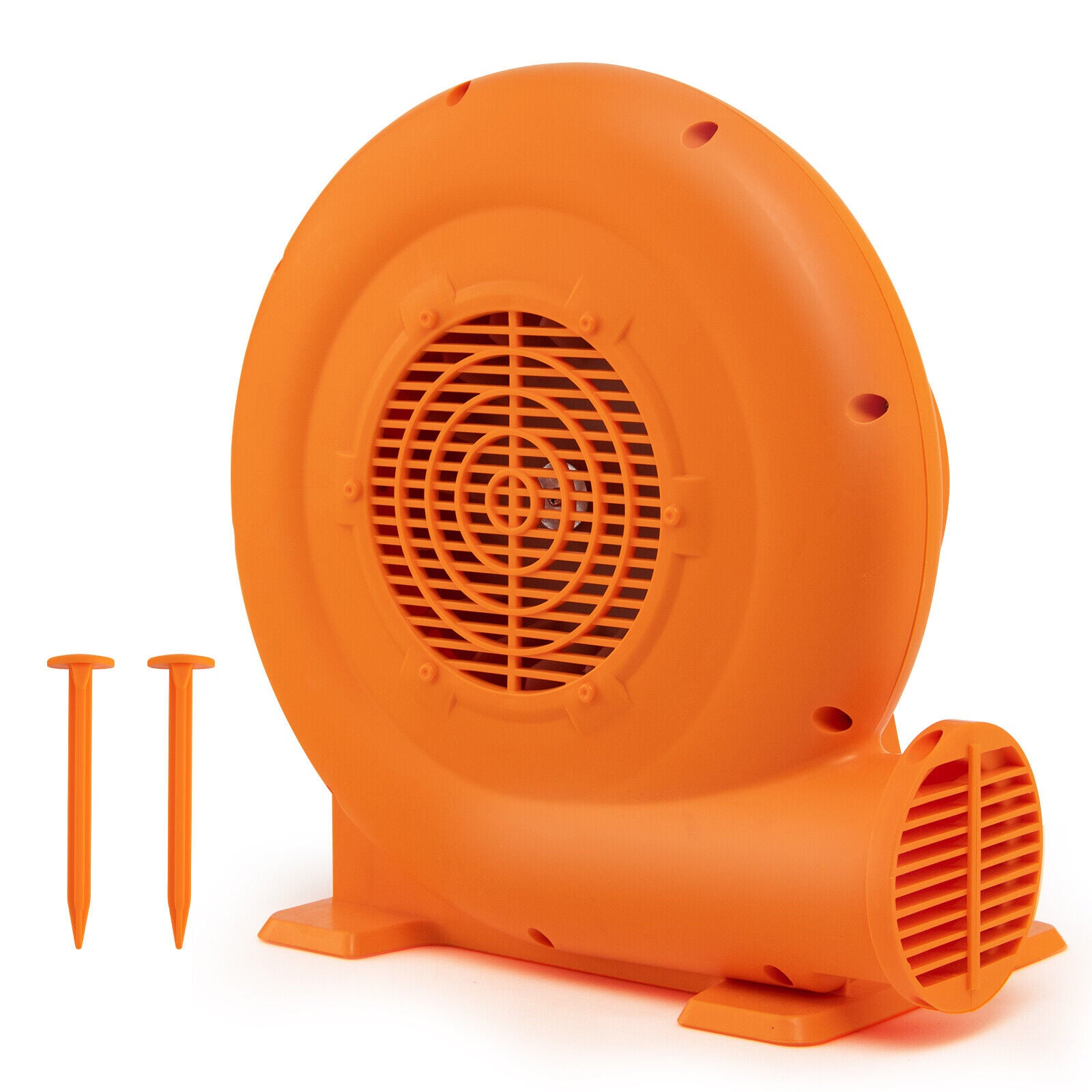 680W Air Blower (1.0HP) for Inflatables with 25 feet Wire and GFCI Plug, Orange Air Blowers 1.0HP at Gallery Canada