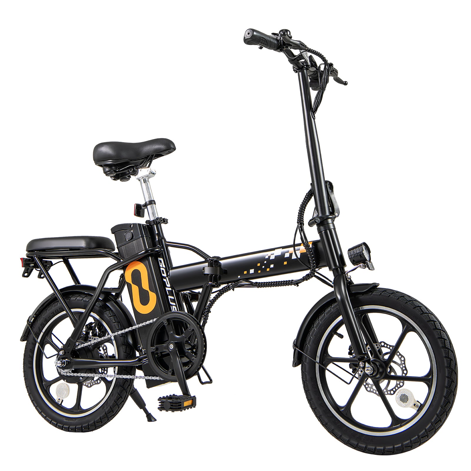 Folding Electric Bicycle with 500W Brushless Motor and Dual Disk Brakes Exercise Machines Options at Gallery Canada