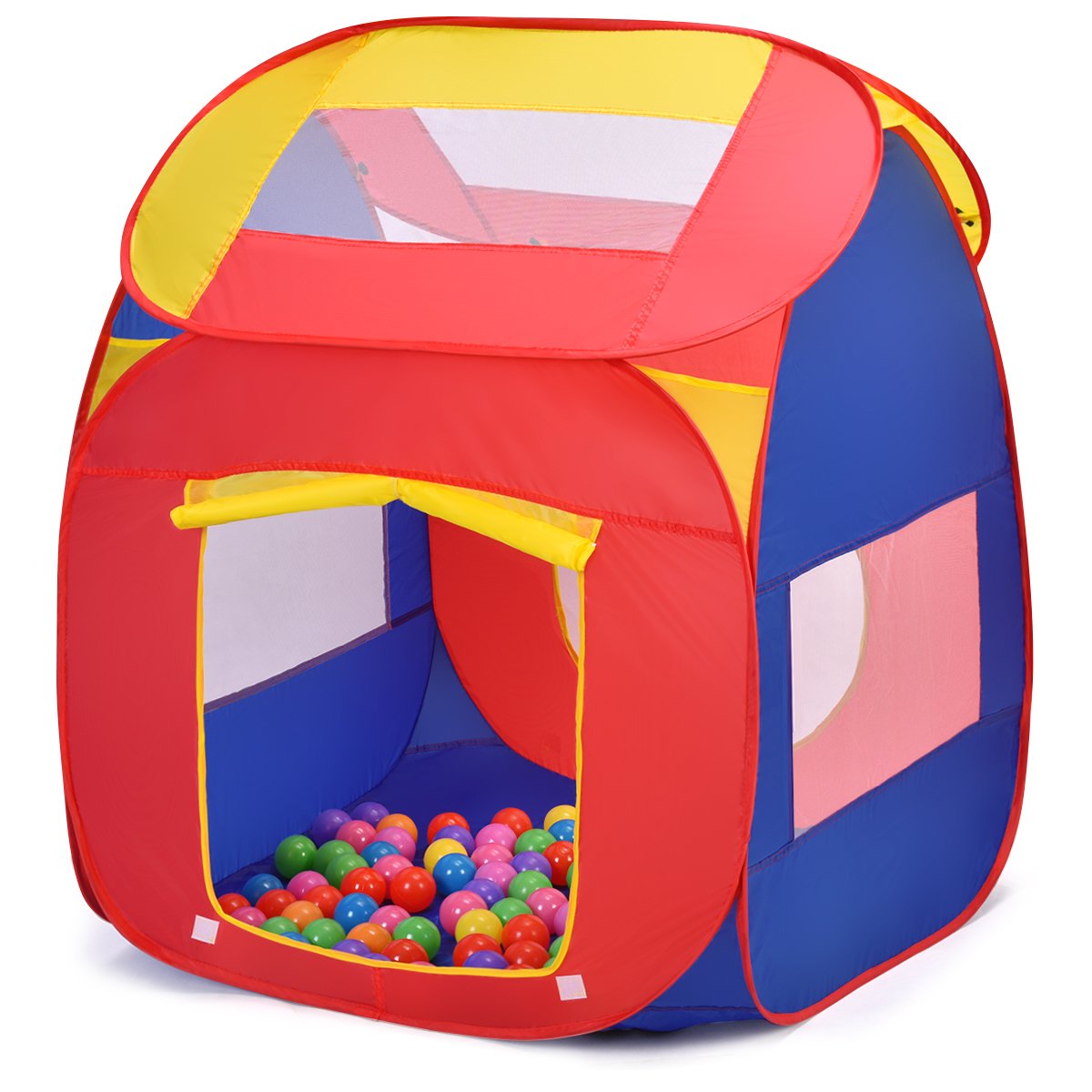 Portable Kid Play House Toy Tent with 100 Balls, Multicolor Play Tents & Playhouse at Gallery Canada