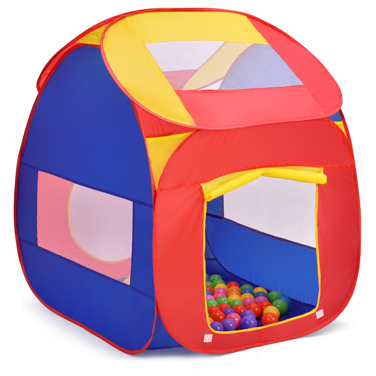 Portable Kid Play House Toy Tent with 100 Balls, Multicolor Play Tents & Playhouse at Gallery Canada