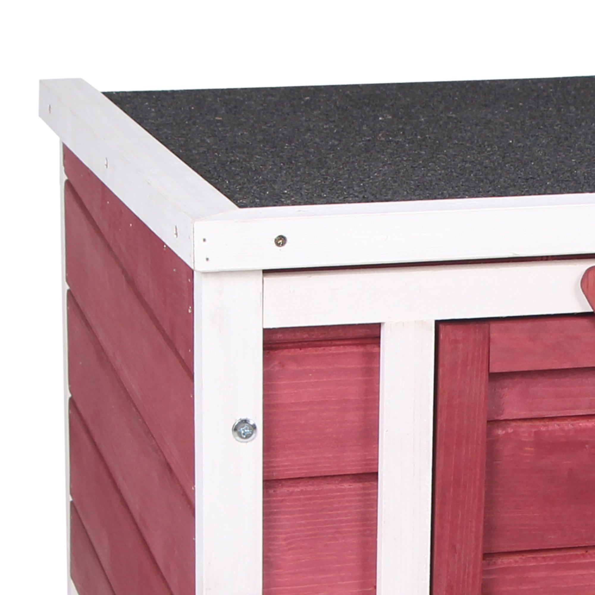 Wooden Rabbit Hutch Bunny Cage Outdoor Cat House Guinea Pig Cage Duck Shelter, Indoor Outdoor Use, 20