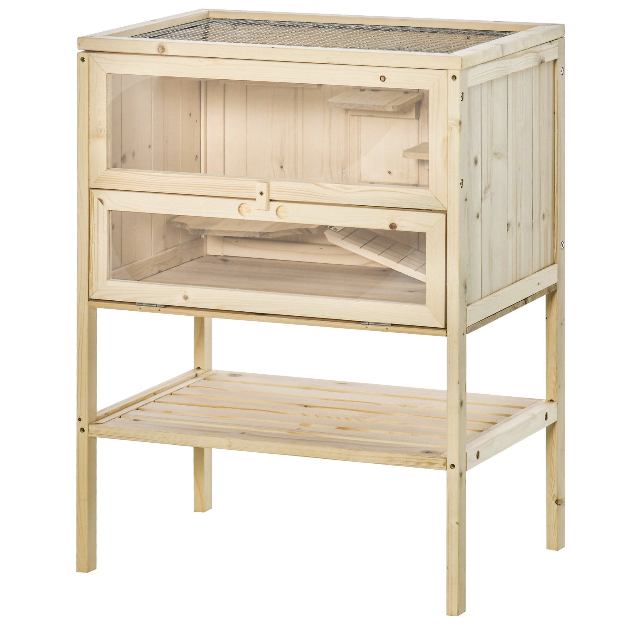 3 Tier Fir Wood Hamster Cage Mouse Rats Small Animals Play House Exercise Activity Center Hamster Cages at Gallery Canada