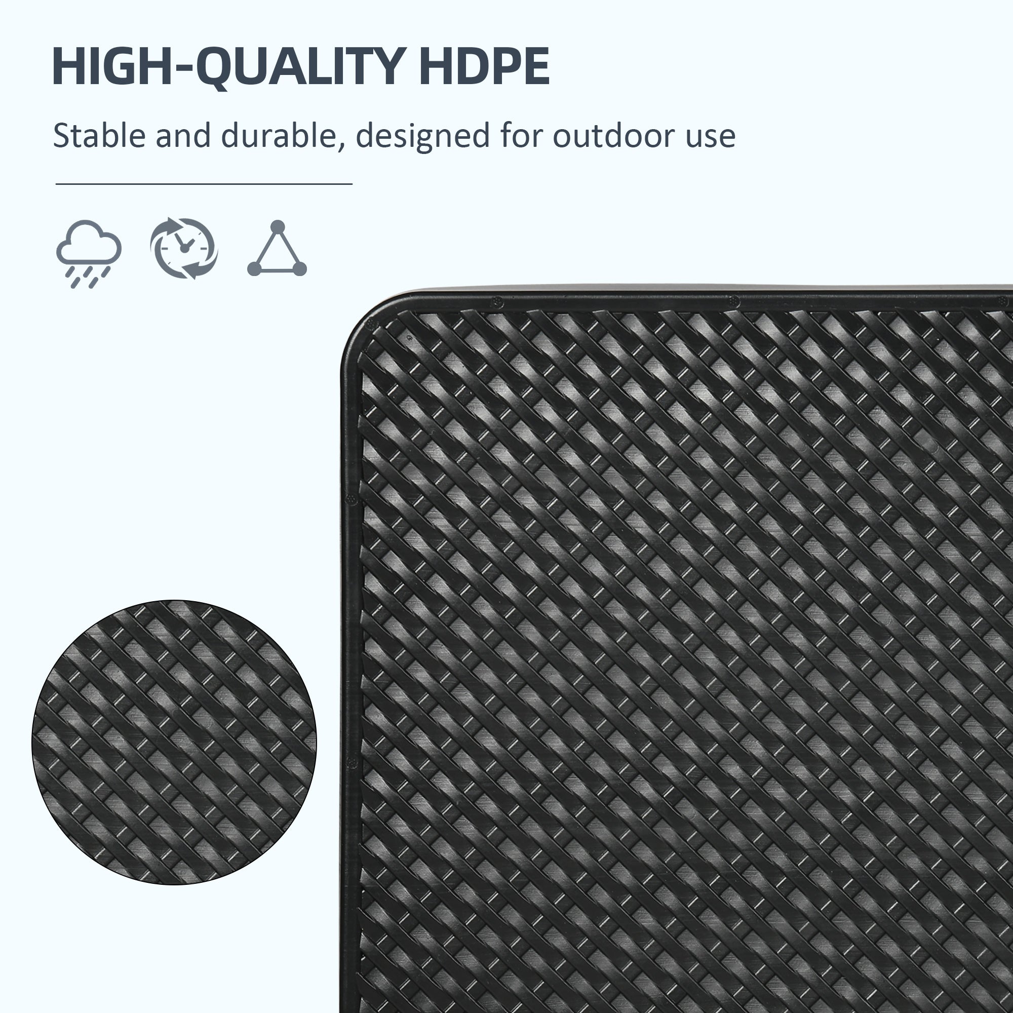 4PCs Cantilever Umbrella Base Weights for Offset Banana Parasol, HDPE Water or Sand Filled Patio Umbrella Weights for Cross Base Stand with Built-in Handles, Black Umbrella Bases at Gallery Canada