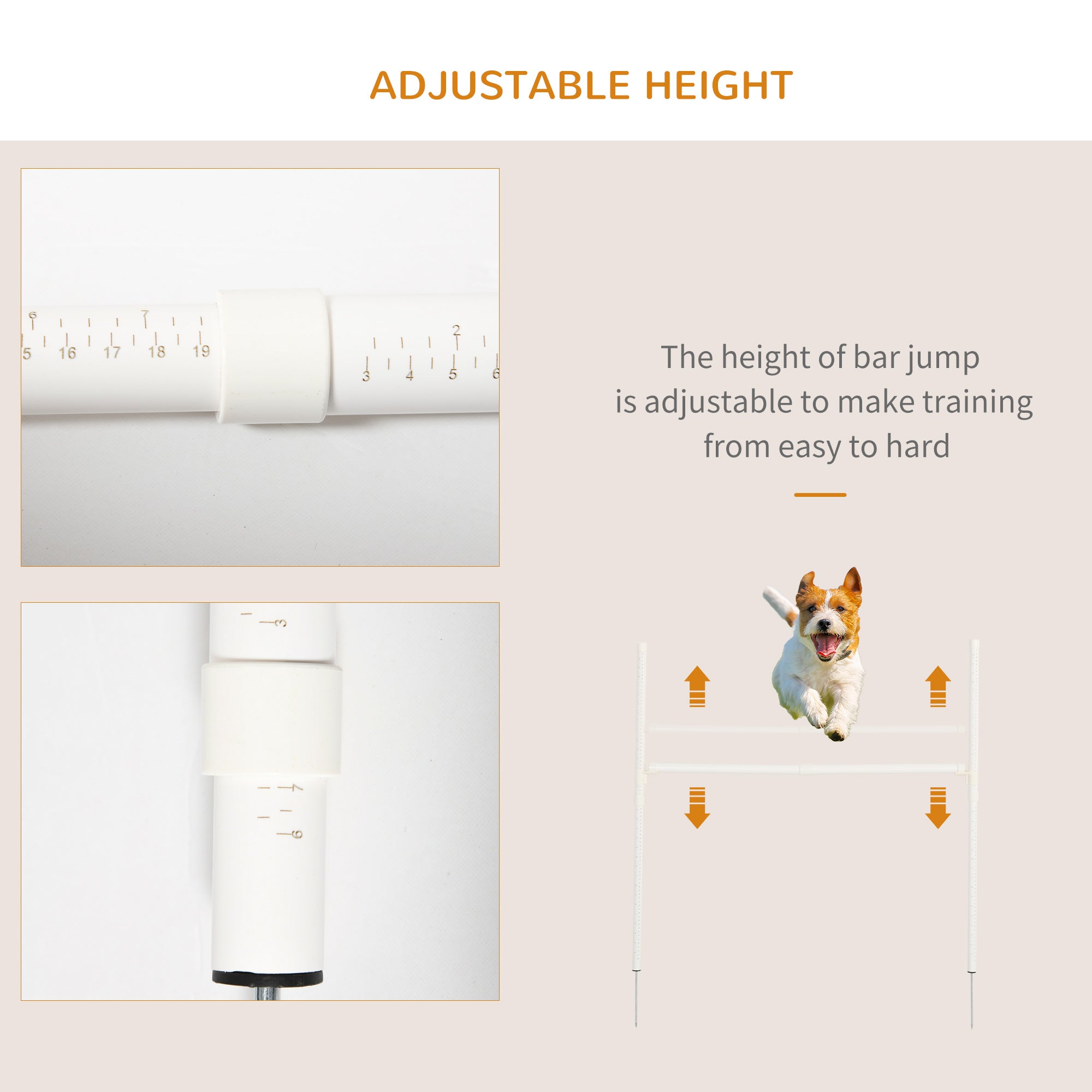 Dog Agility Training Equipment Set with Adjustable Hurdle, Tunnel, Chute, Weave Poles, Pause Box, Panels, Outdoor Obstacle Course Kit with Whistle Dog Agility Training Equipment at Gallery Canada