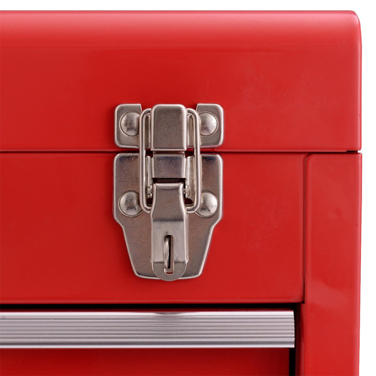 Portable Garage Mechanic Tool Cabinet Box with 3 Drawers, Red Tool Cabinets & Chests at Gallery Canada