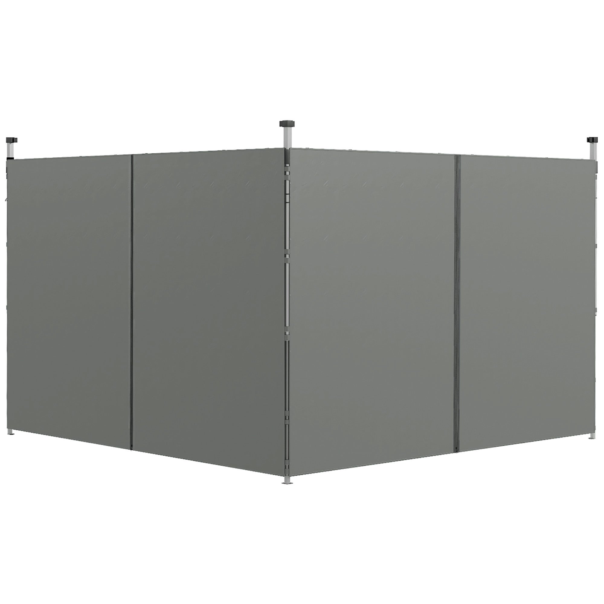 10' x 20' or 10' x 10' Pop Up Canopy Sidewalls, 2 Pack Gazebo Side Panels, Sides Replacement, with Zipped Doors Gazebo Sidewalls at Gallery Canada