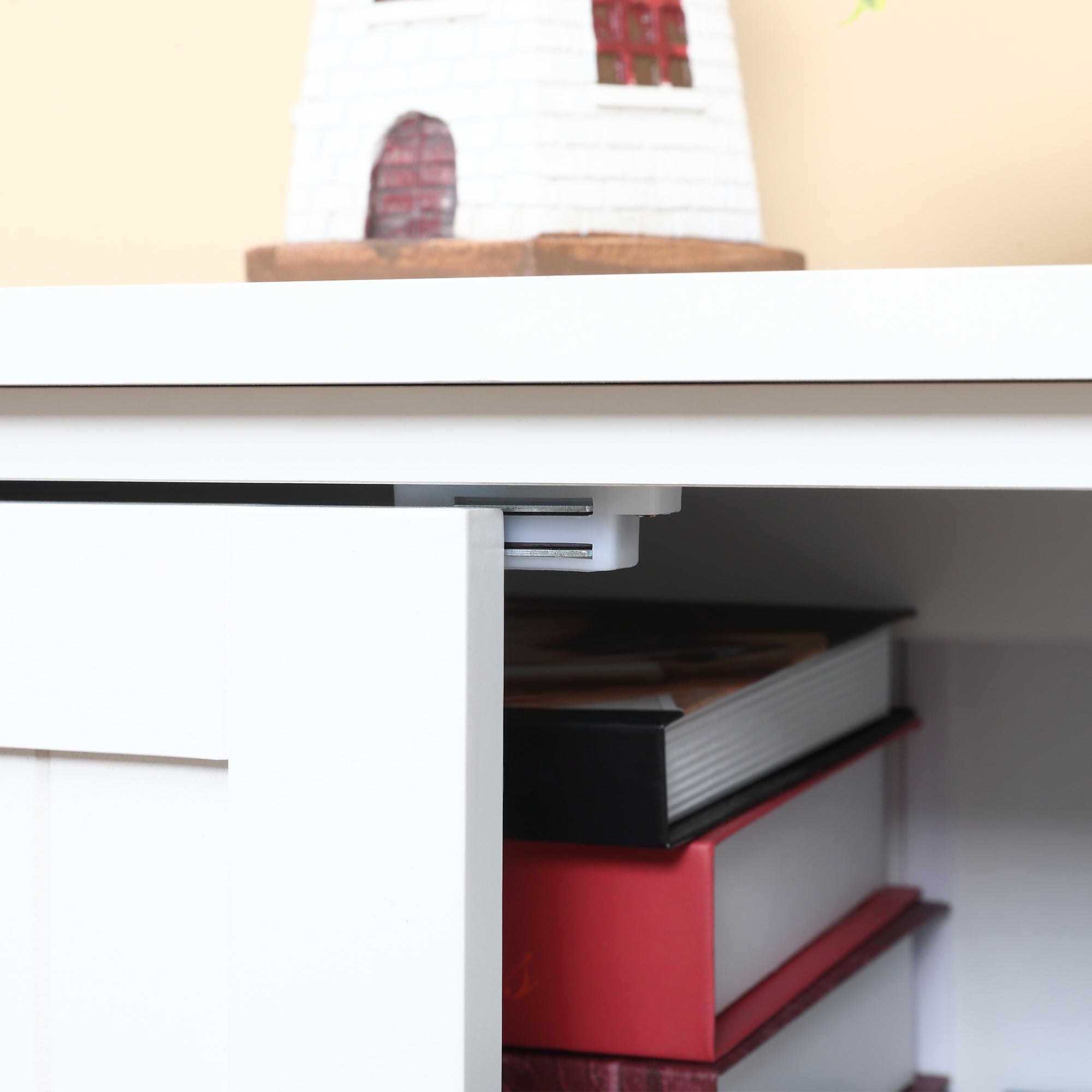 4-Door Storage Cabinet Multi-Storey Large Space Pantry with Adjustable Shelves White Kitchen Pantry Cabinets   at Gallery Canada