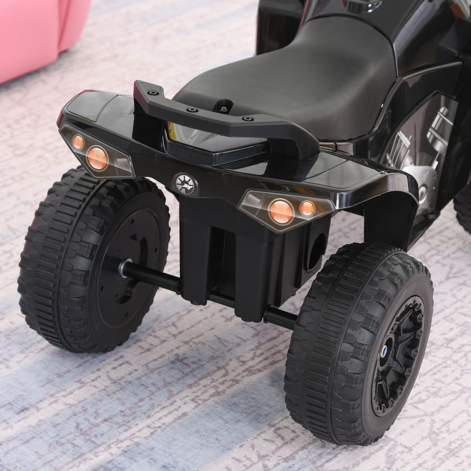 No Power 4 Wheels Ride on Toy for Kids, Foot To Floor Slider Toddler Ride-on Car with Music, Lightening, for 18-36 Months Black Push Cars for Toddlers at Gallery Canada