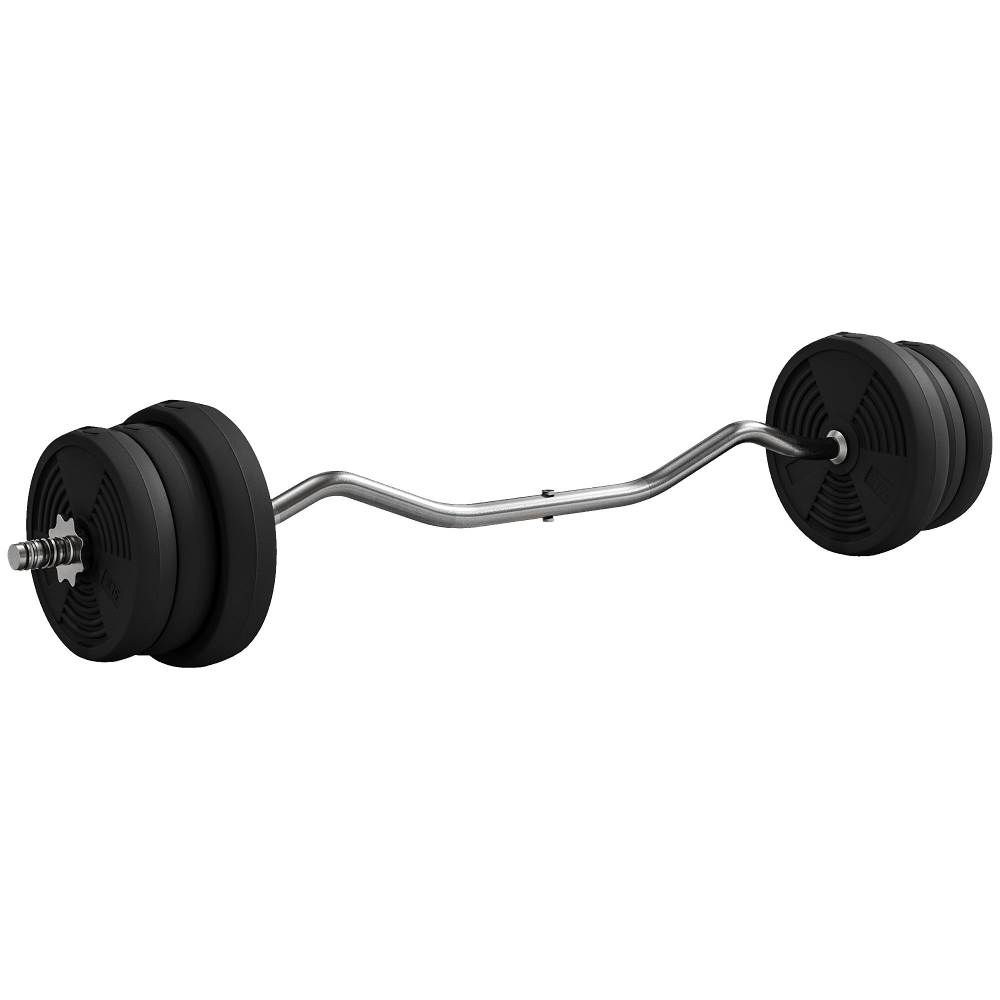 50LBS Barbell Weight Set, Adjustable Weights with Curl Bar for Home Gym Women and Men Weight Lifting Training Dumbbells & Barbells at Gallery Canada