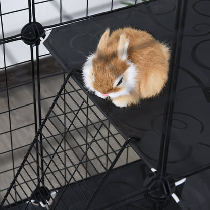 Rabbit Cage DIY Pet Playpen Small Animal Cage for Hedgehog Bunny Guinea Pig Chinchilla Ferret Kitten with Mallet Connectors and Cable Ties Houses & Habitats   at Gallery Canada