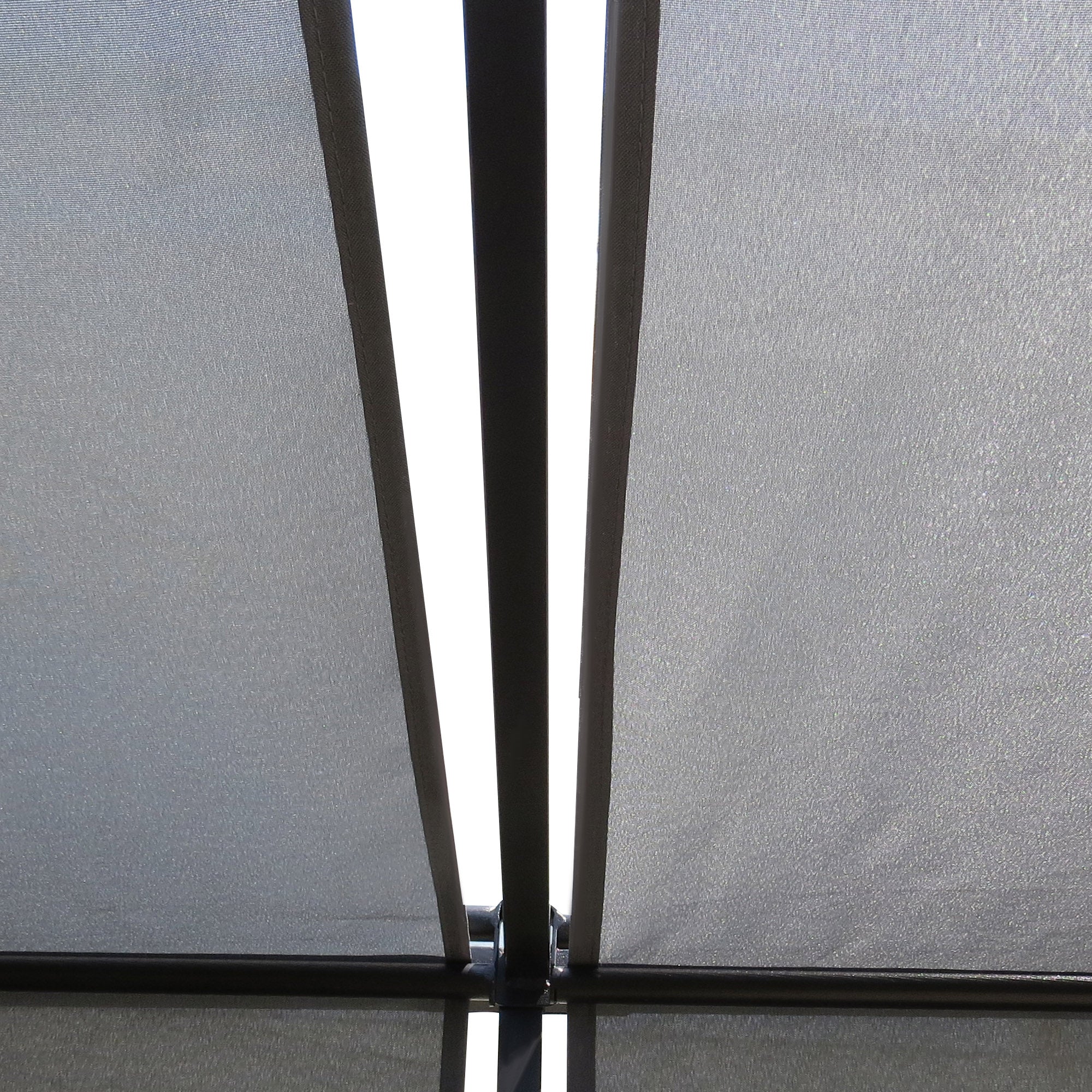 10' x 10' Retractable Pergola Canopy, Patio Gazebo Sun Shelter with Steel Frame for Garden, Lawn, Backyard and Deck, Dark Grey Pergolas at Gallery Canada
