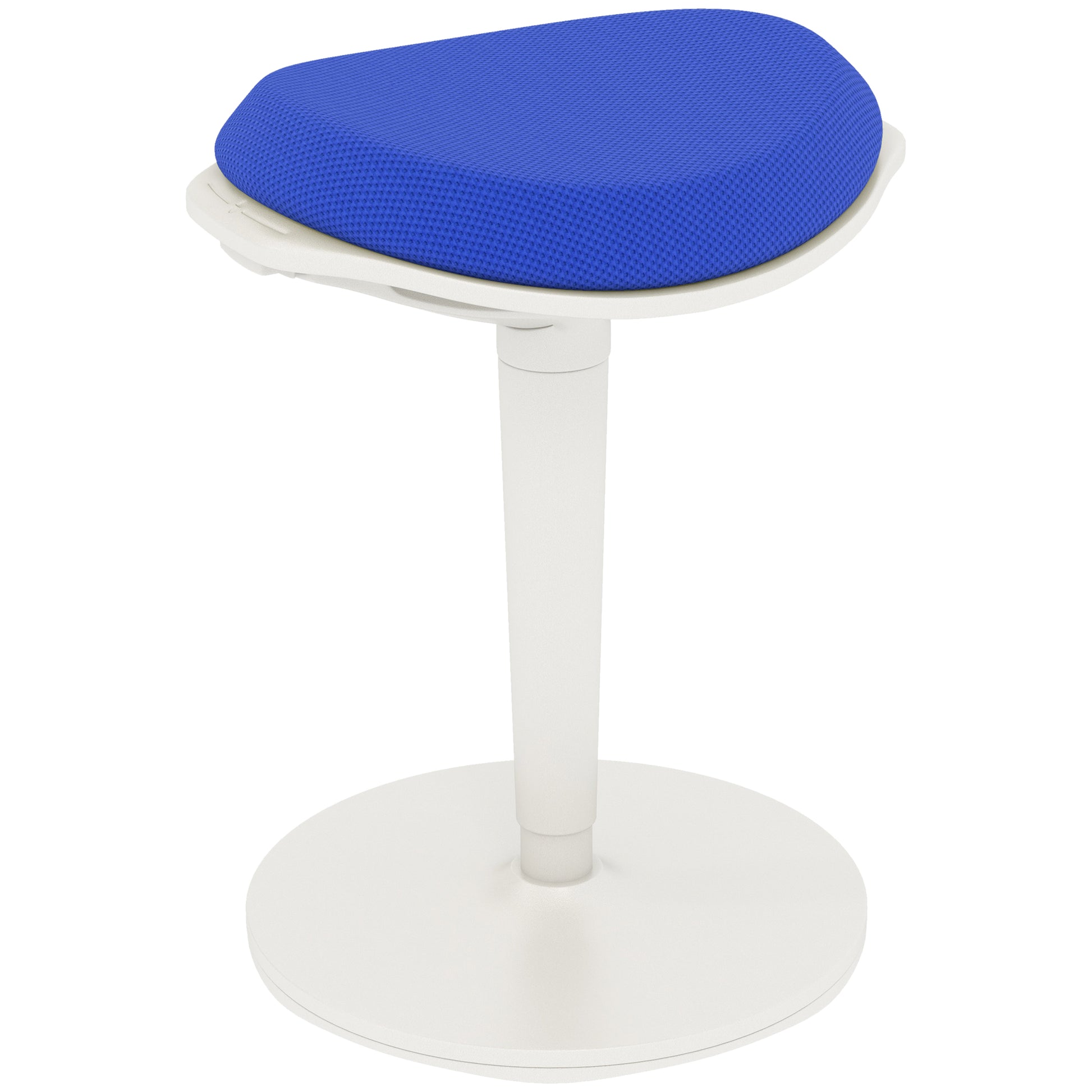 Standing Desk Stool, Ergonomic Wobble Chair, Adjustable Leaning Stool for Office Desks, with Rocking Motion, Blue Office Chairs   at Gallery Canada