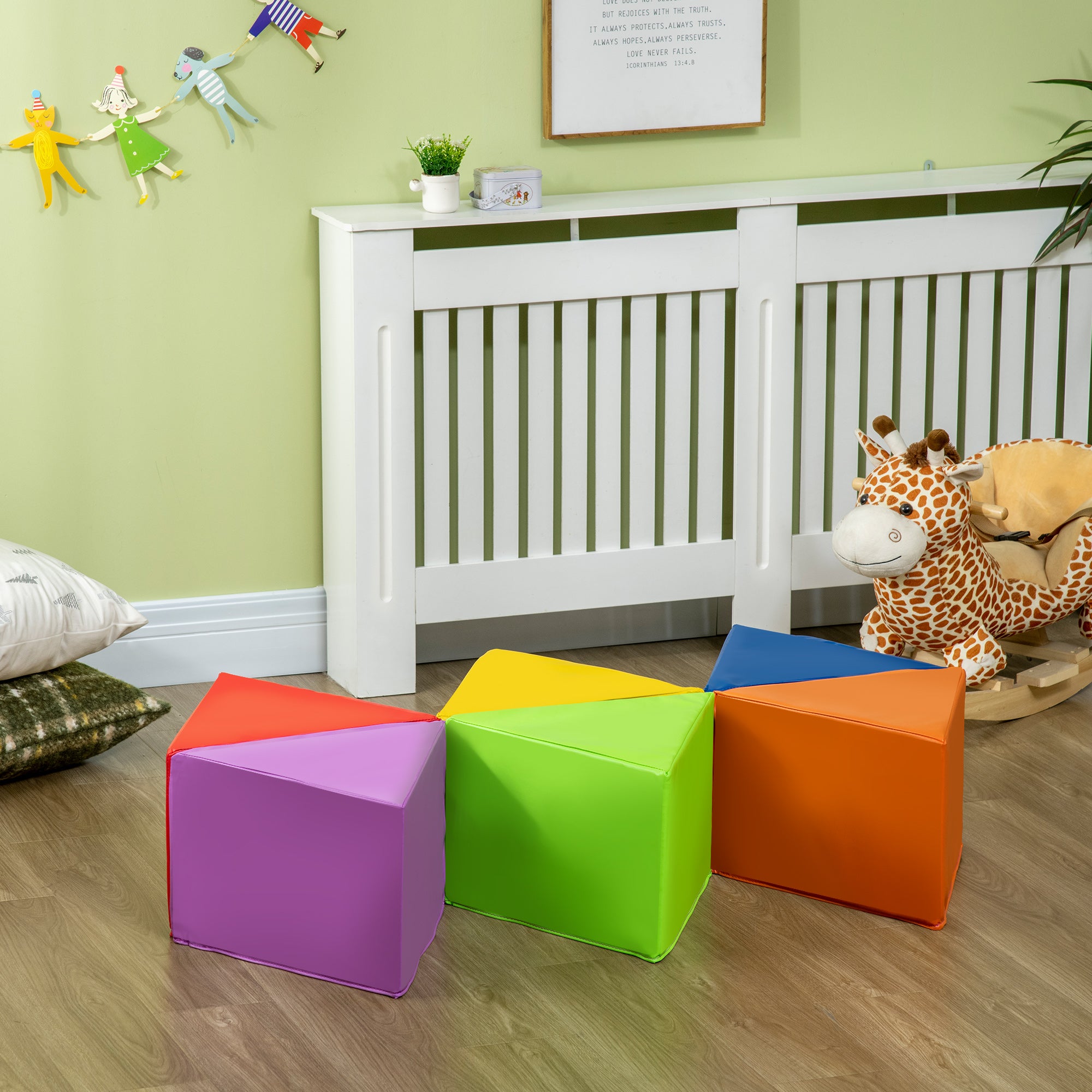 Foam Play Set, 2-Piece Kids Crawl and Climb Activity Soft Play Set, Freely-assembled Indoor Active Play for Babies Baby Gym & Playmats at Gallery Canada