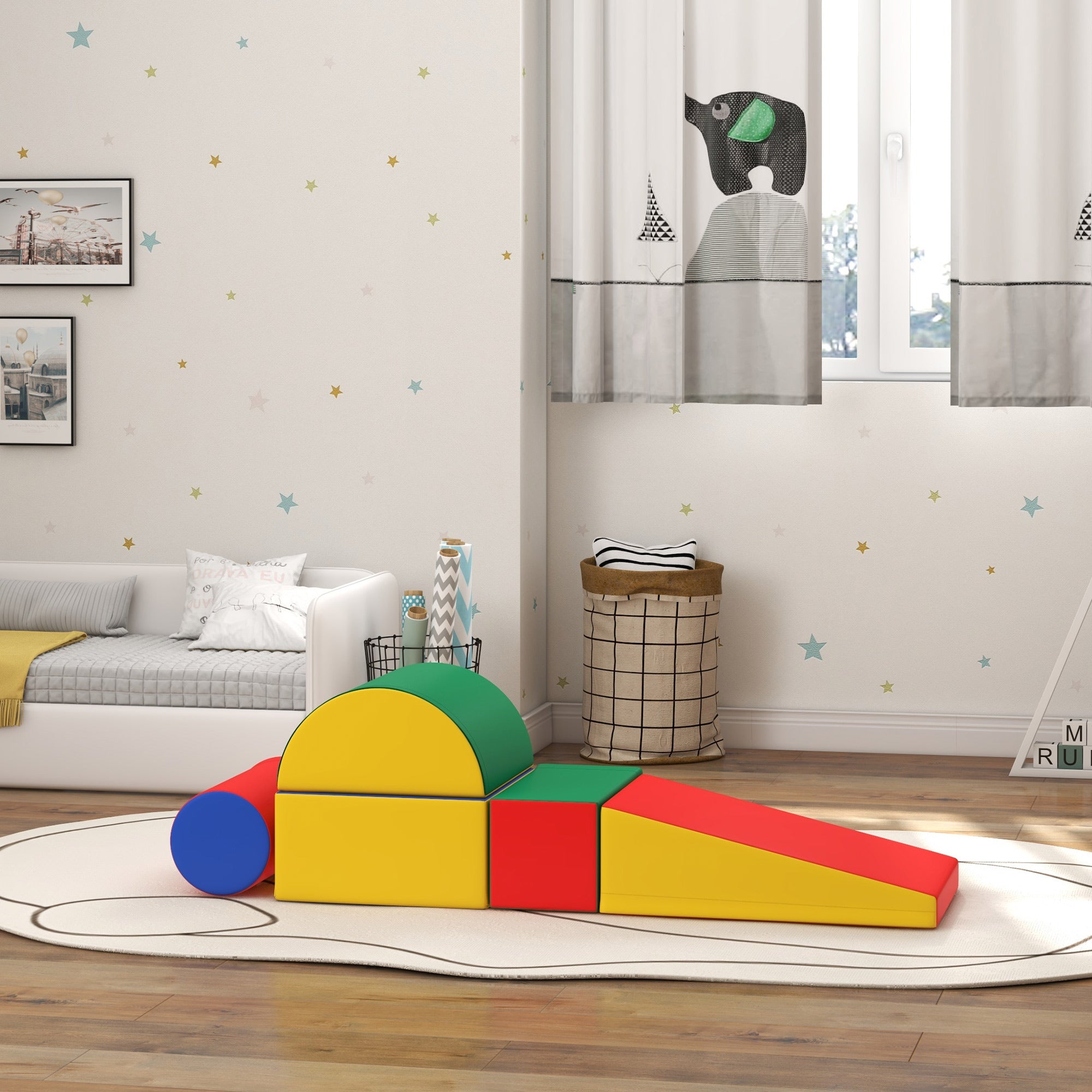 5 Piece Climb and Crawl Activity Playset Soft Safe Foam for Toddler Learning Toy Baby Gym & Playmats at Gallery Canada