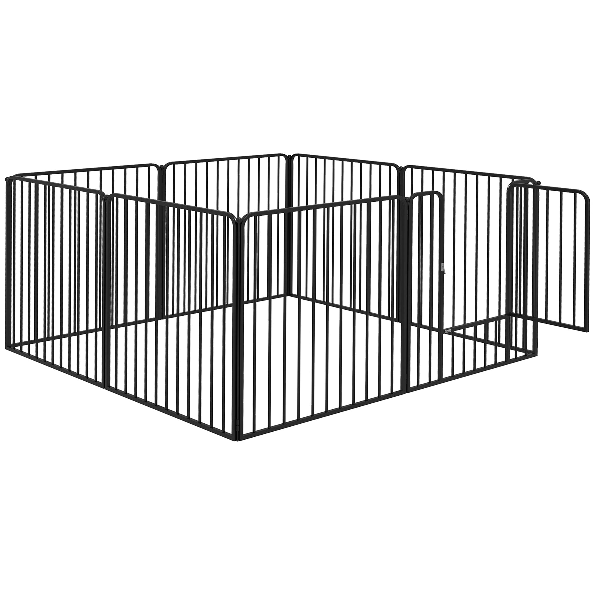 Dog Fence Outdoor 8 Panels 31.5