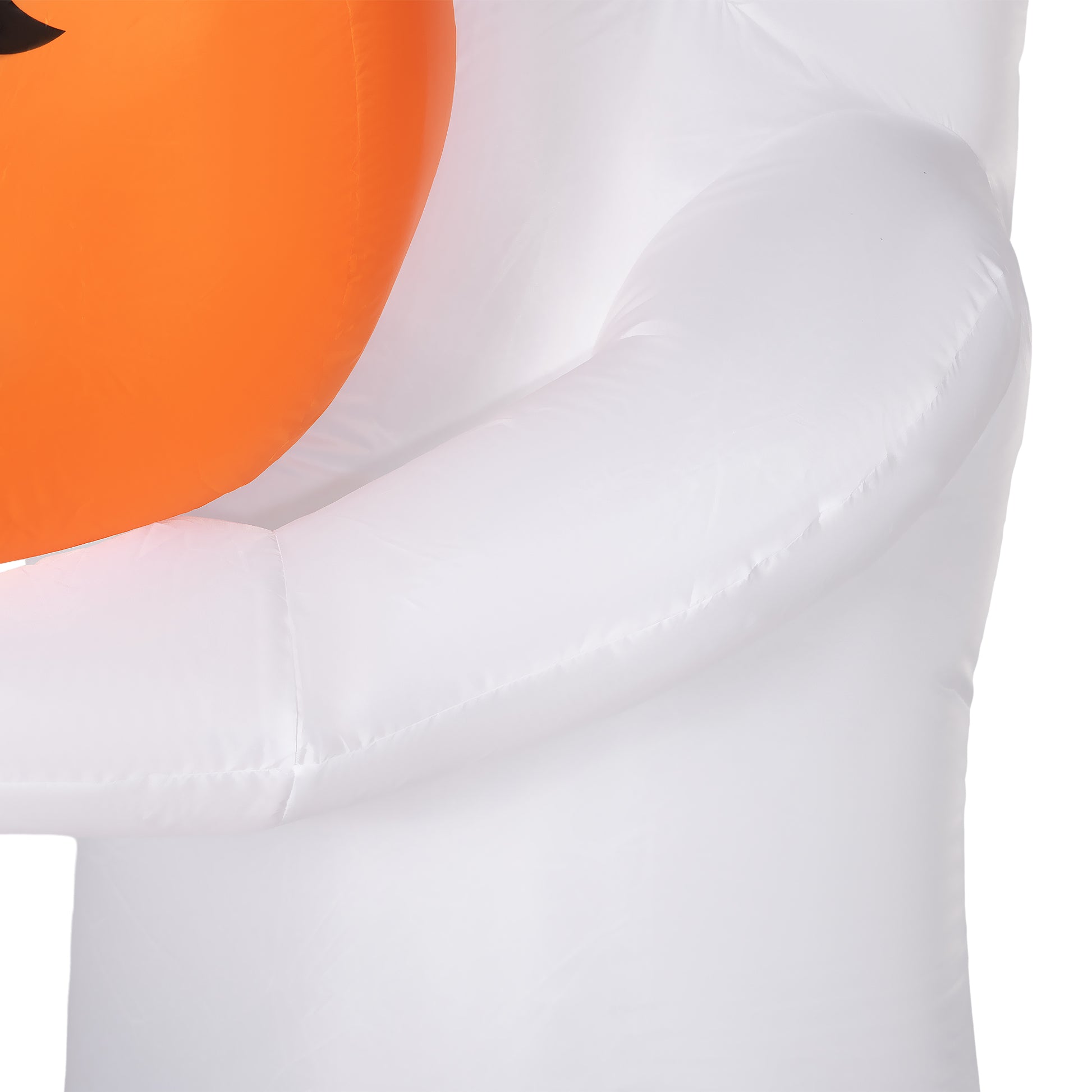 8ft Inflatable Halloween Ghost with Mirror Face Holding A Pumpkin, Outdoor Blow-Up Decoration, LED Garden Display Halloween Decorations   at Gallery Canada