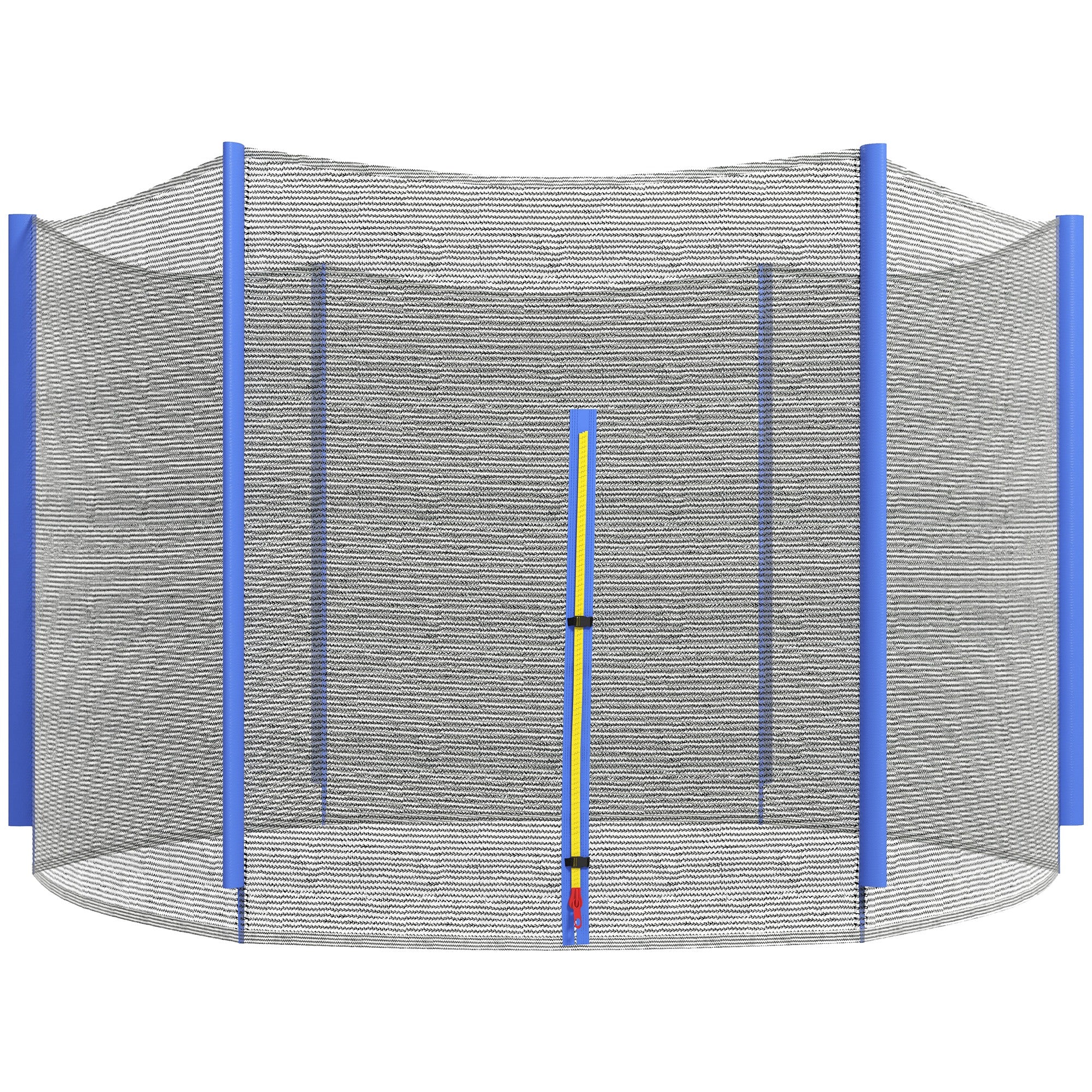 Trampoline Net Enclosure, Trampoline Netting Replacement with Zippered Entrance for 8ft Round Trampoline Trampolines Blue and Black at Gallery Canada