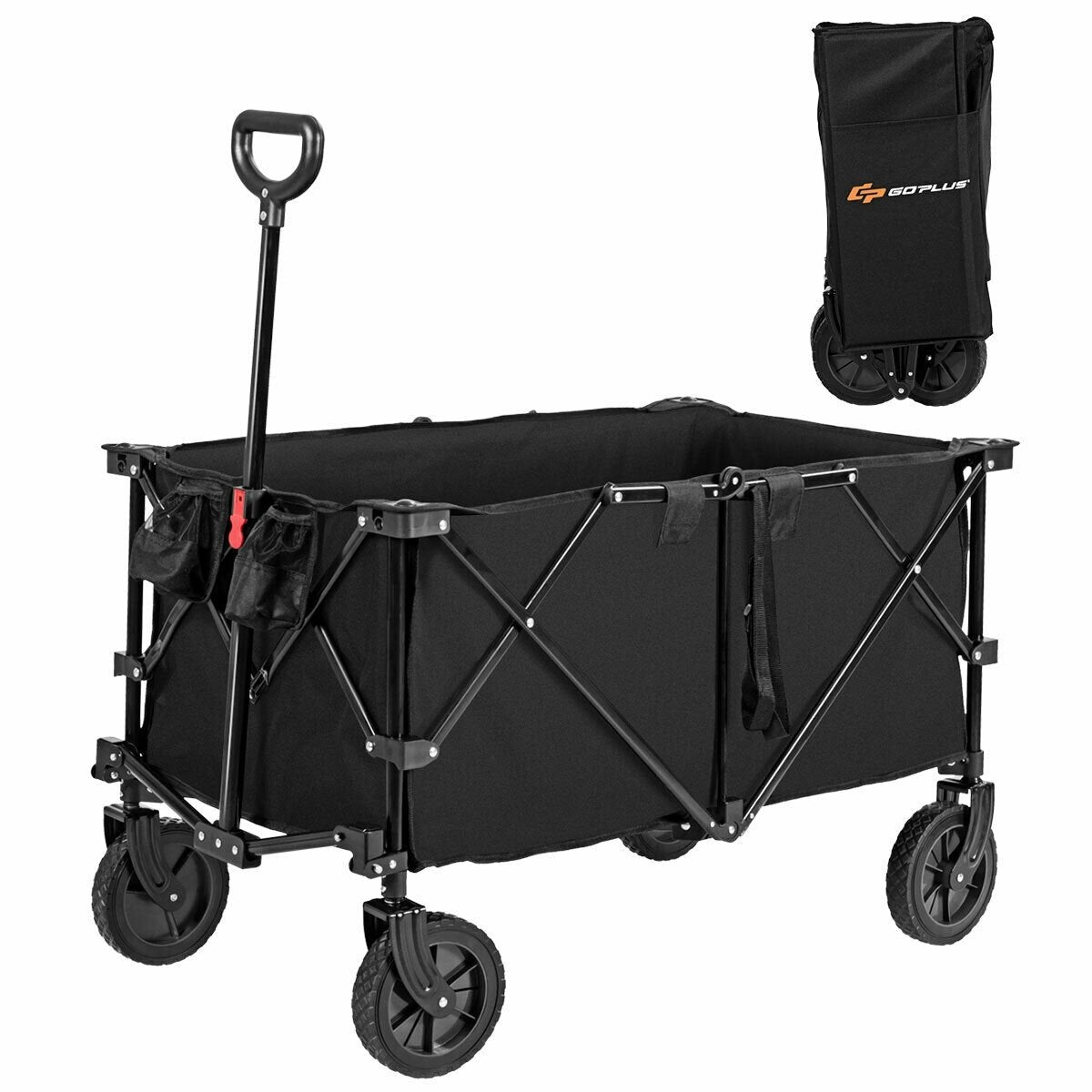 Outdoor Utility Garden Trolley Buggy , Black Garden Tools   at Gallery Canada