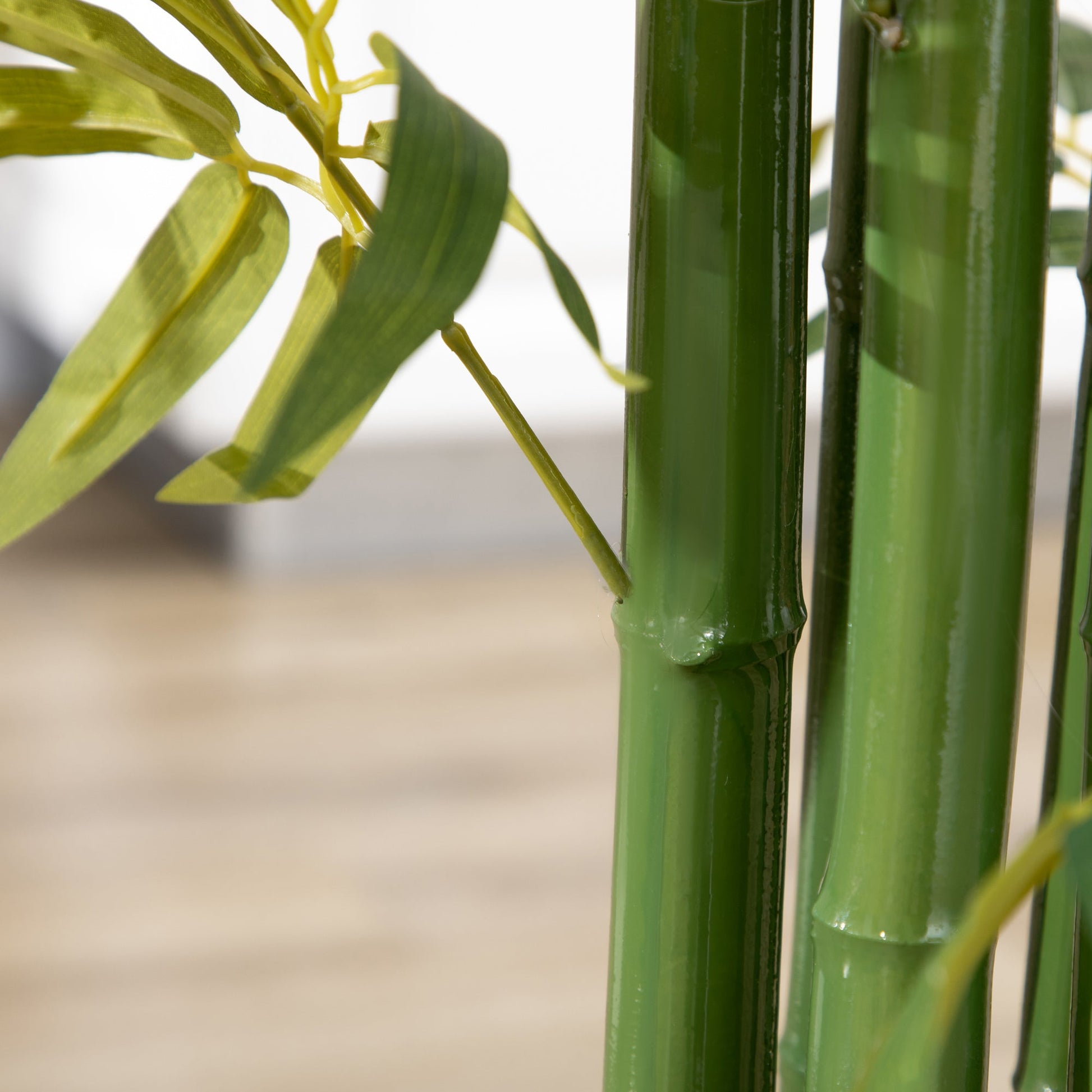 Artificial Tree Bamboo Tree Fake Plants in Pot for Home Office Living Room Decor, 7"x7"x71", Green Artificial Trees   at Gallery Canada