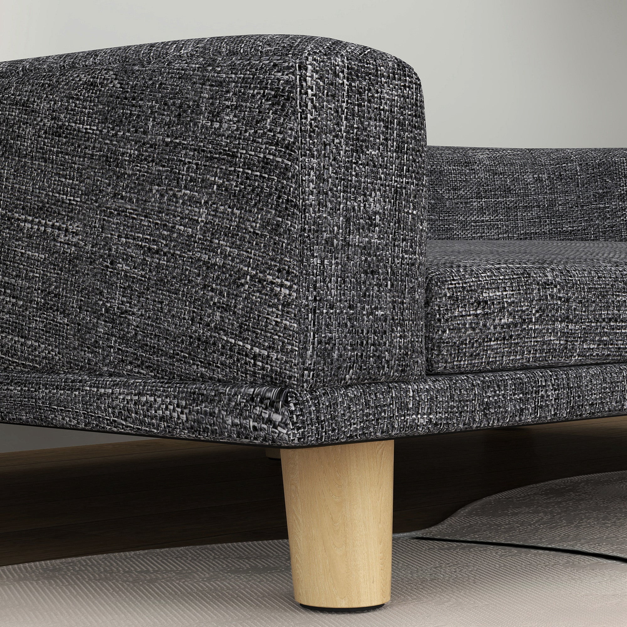 Dog Sofa for Large Dogs with Washable Cover, Anti-slip Foot Pads, Dark Grey Dog Sofas at Gallery Canada