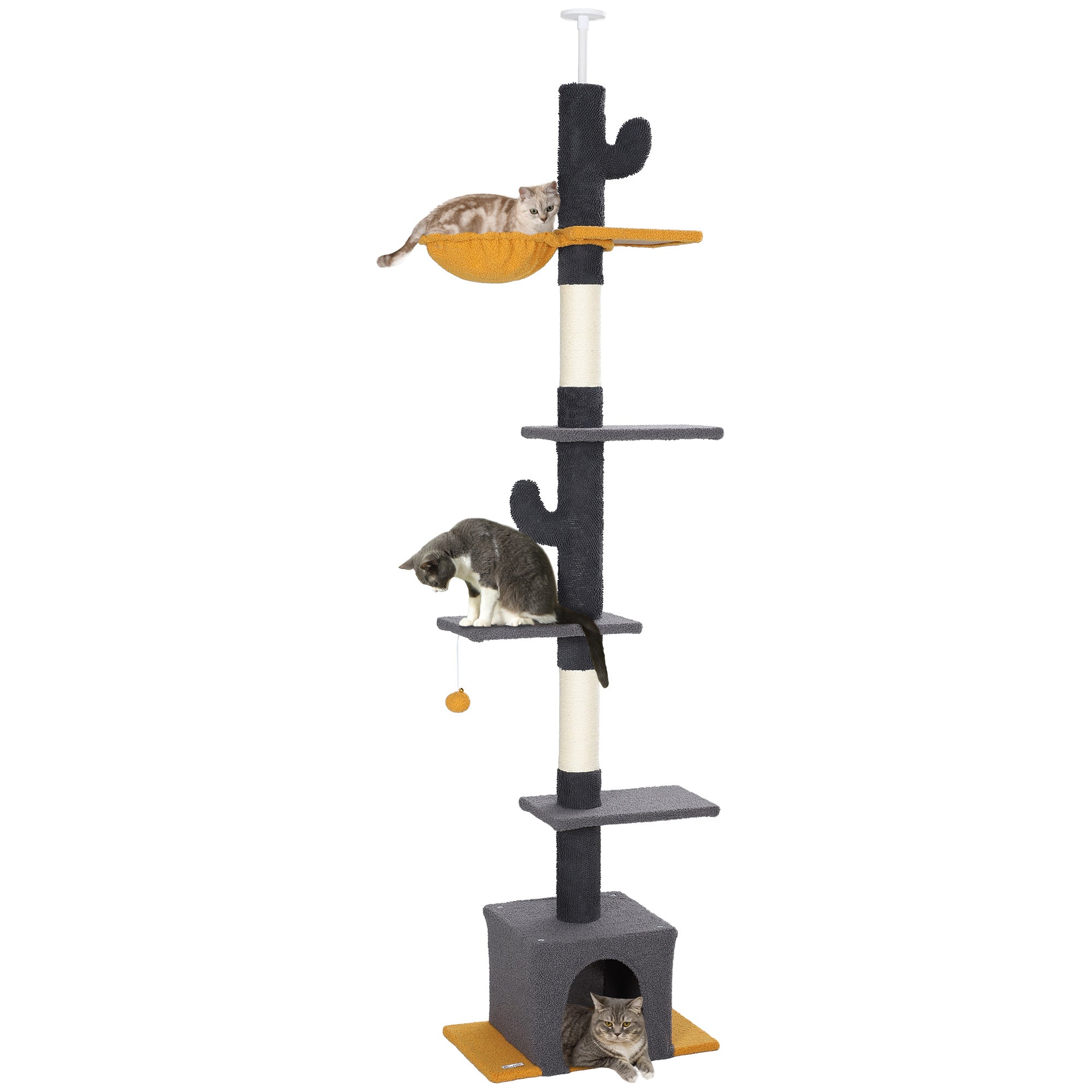 Floor to Ceiling Cat TreeTower with 90.5