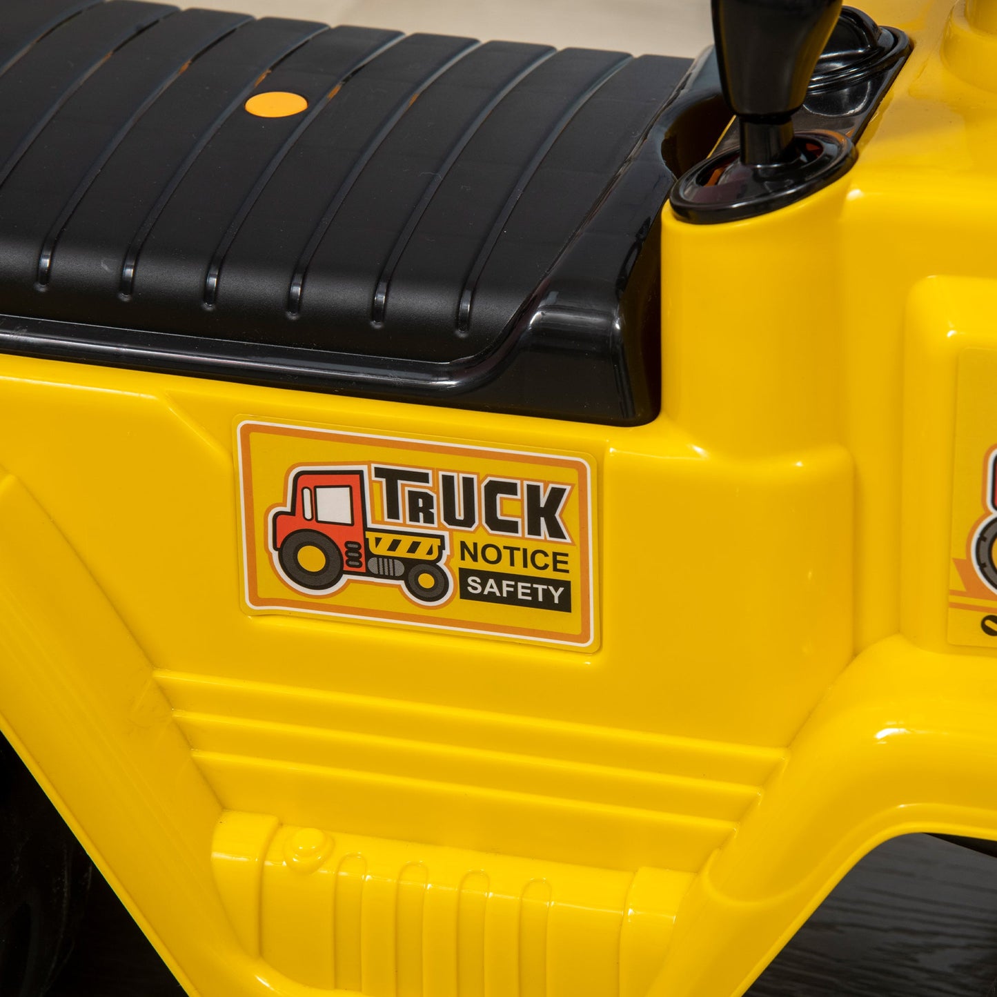 Ride On Forklift Toy No Power Construction Truck with Fork Tray Storage, for 3-4 Years Old, 33.9"x10.8"x 18.7", Yellow Toy Excavators   at Gallery Canada