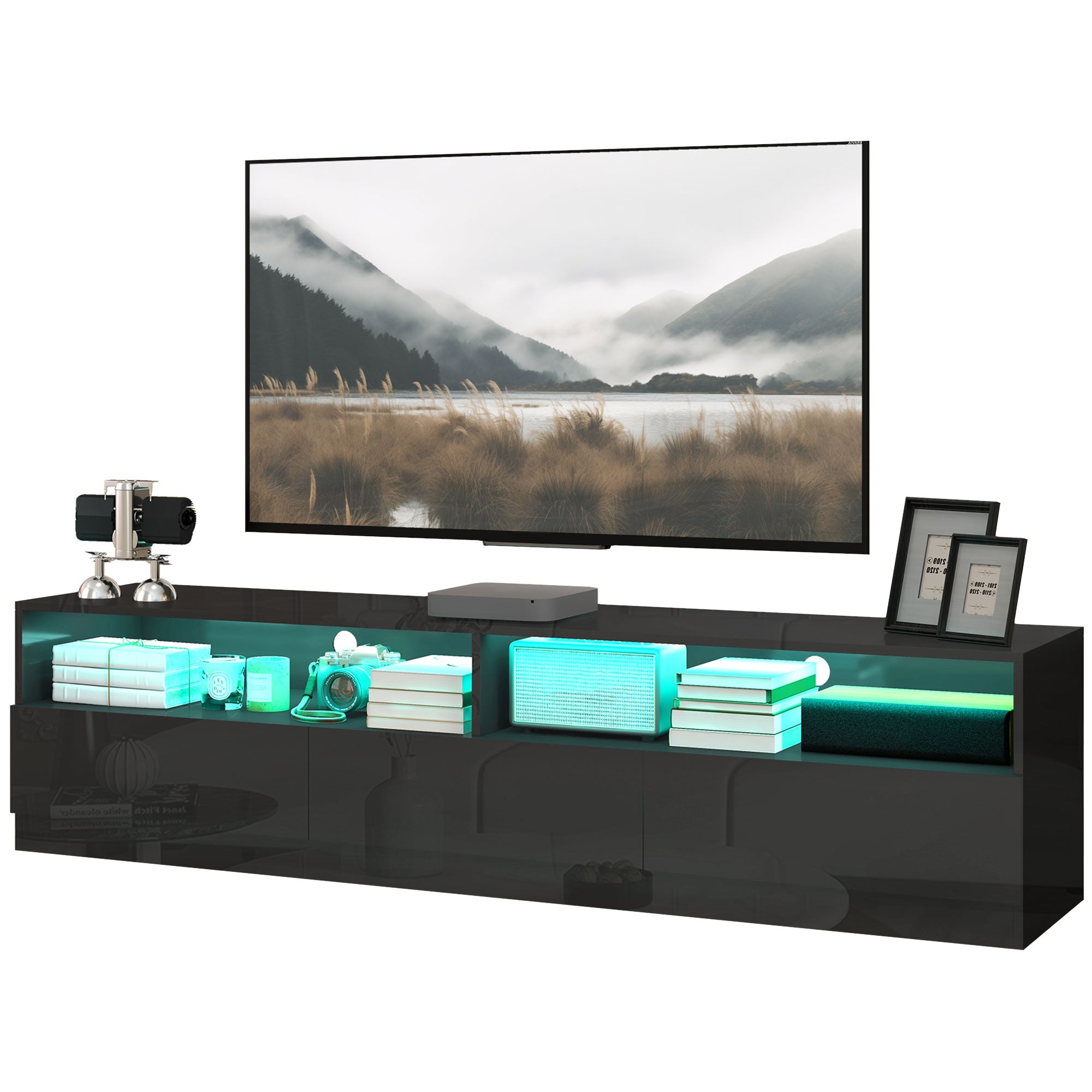 LED Lighted TV Stand for TVs up to 75