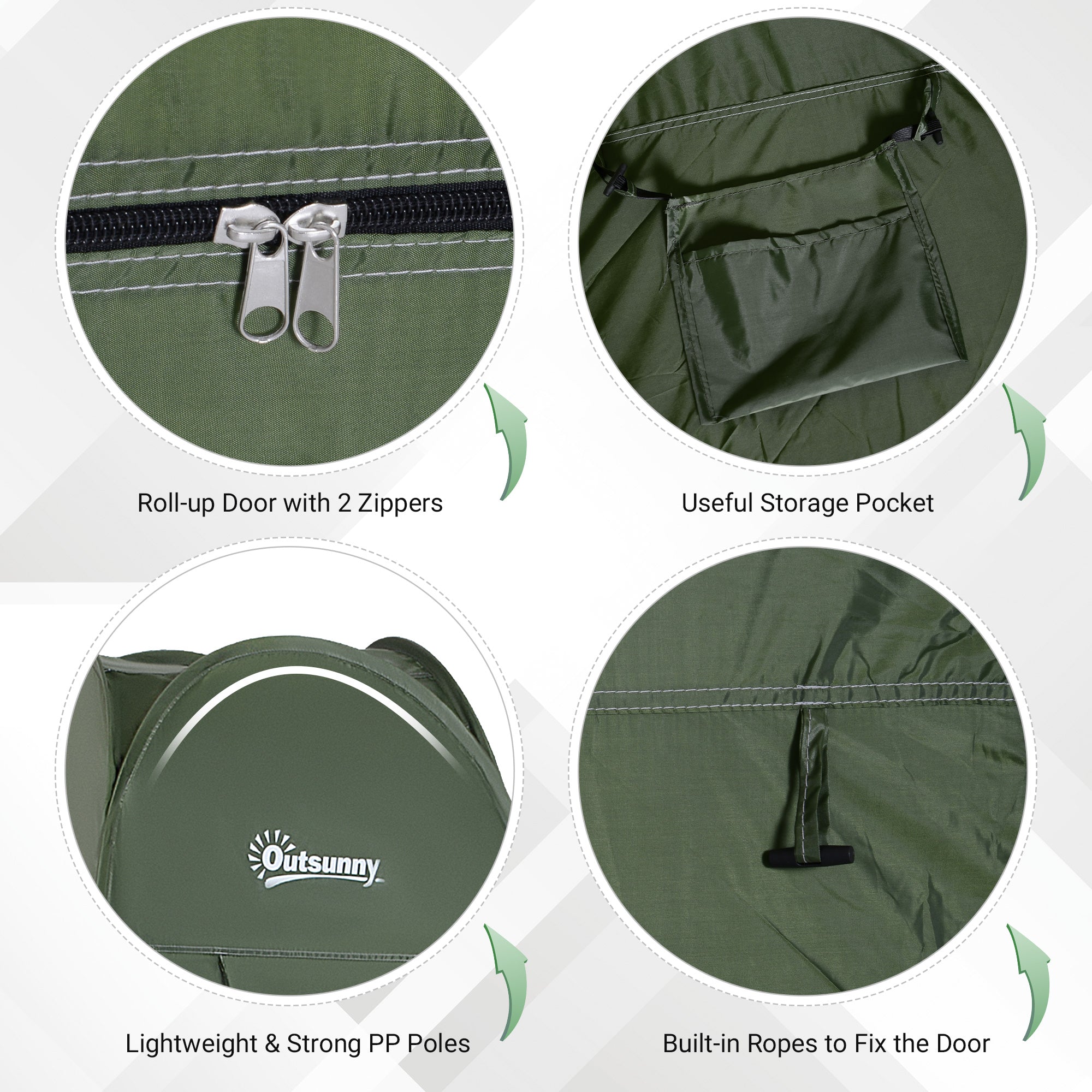 Outdoor Portable Multi-use Pop Up Shower Tent Camping Beach Toilet Privacy Changing Room Camping Tents at Gallery Canada