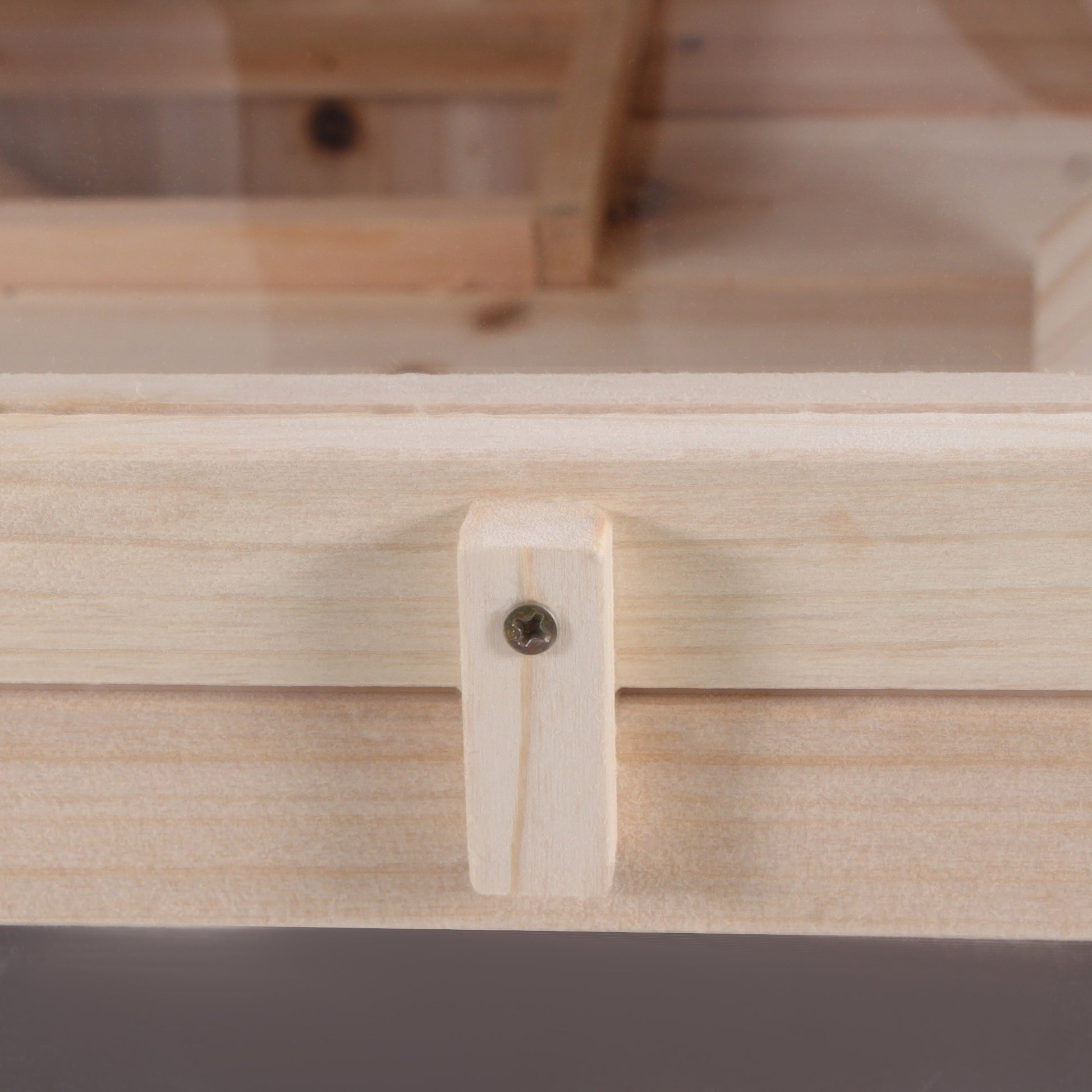 3 Tier Wooden Hamster Cage with Wheels for Syrian, Dwarf Hamster, Nature Wood Hamster Cages   at Gallery Canada