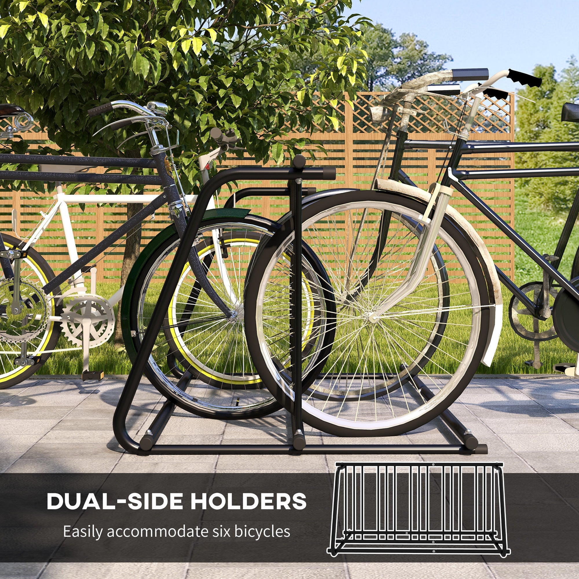 All-Steel Bike Rack, 61