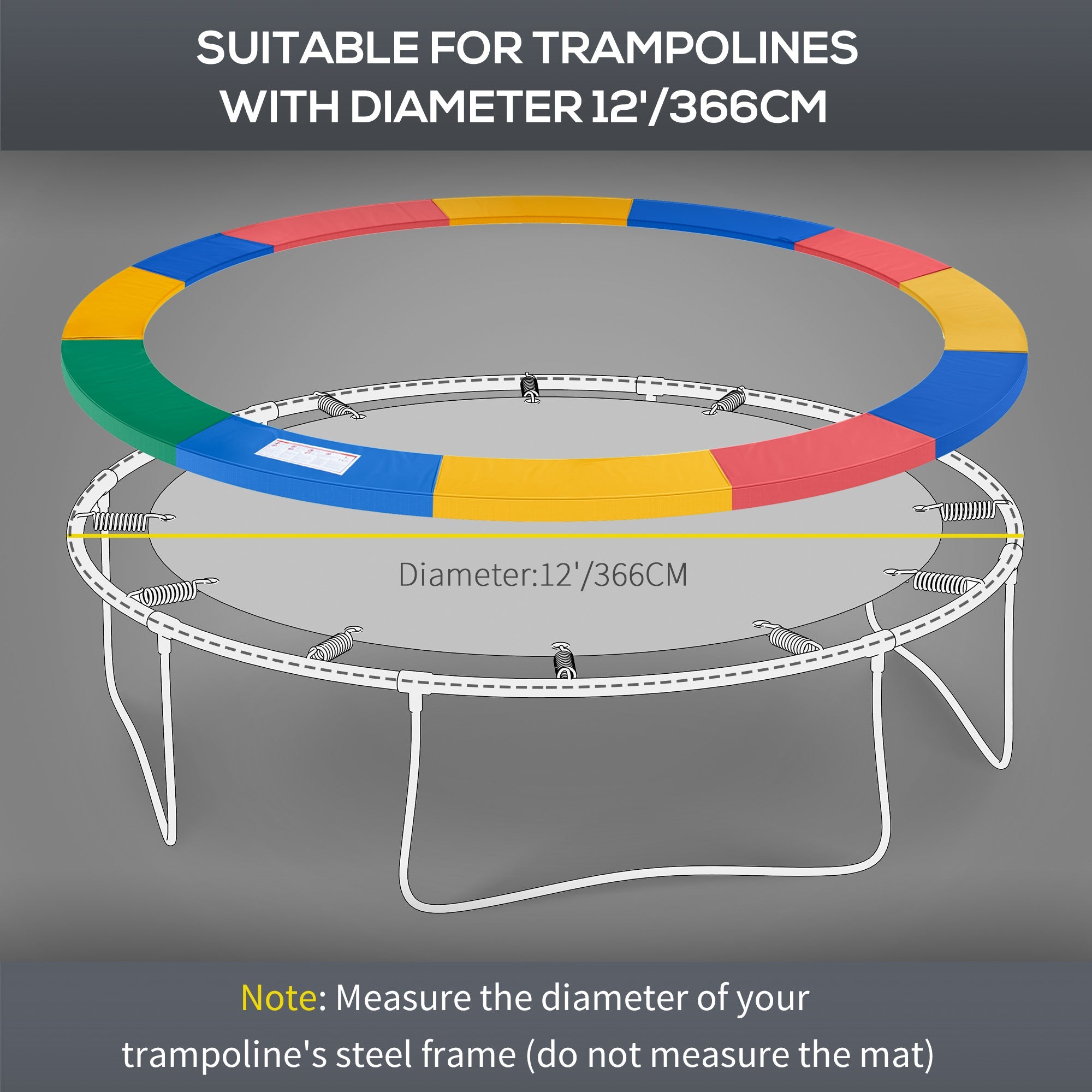 Φ12ft Trampoline Pad Φ144