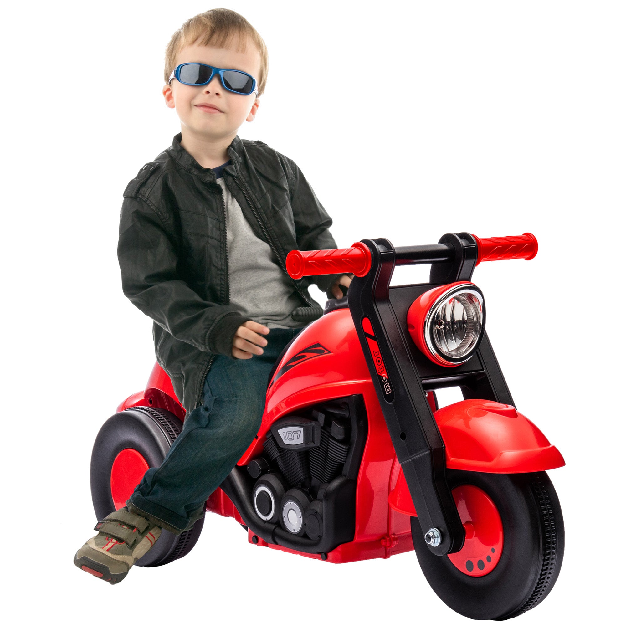 Foot to Floor Toddler Ride on Toy, Sliding Toddler Car with Music and Bubble, for 2-5 Years Old, Red Push Cars for Toddlers at Gallery Canada