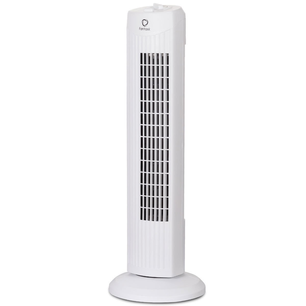 Fantask 35W 28 Inch Quiet Bladeless Oscillating Tower Fan, White Fans   at Gallery Canada